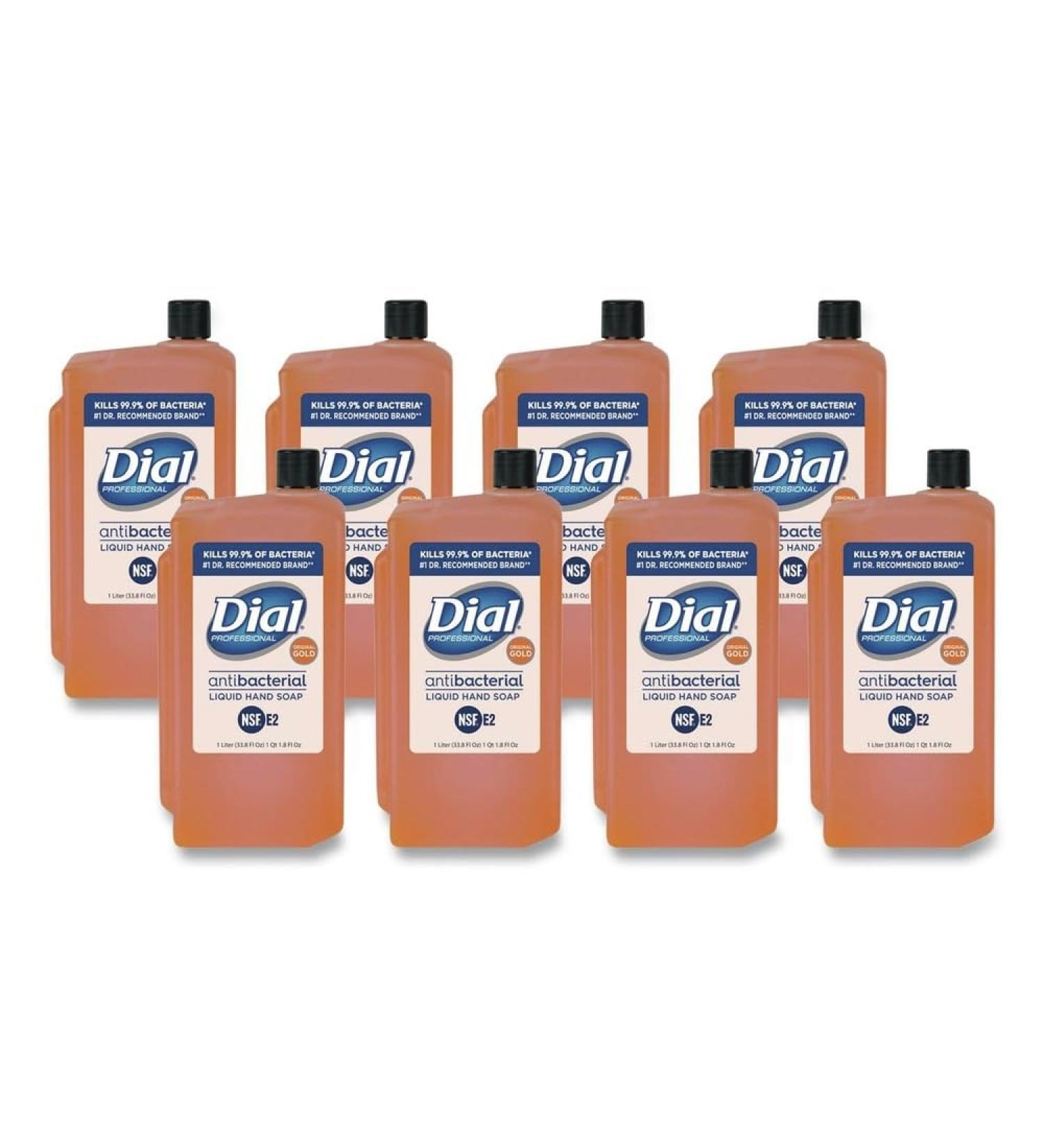 Dial Professional 84019 Gold Antimicrobial Soap Floral 1000mL Refill 8/Carton - Buy Online on GoSupps.com