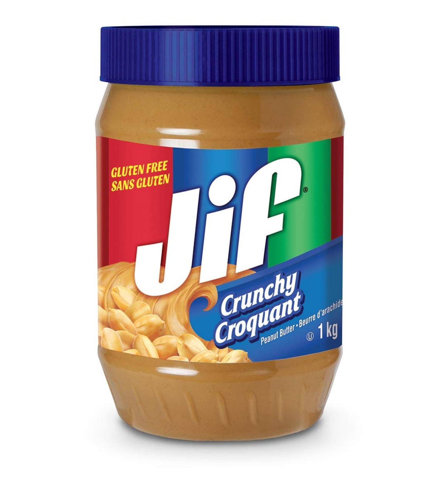Jif Crunchy Creamy Peanut Butter Smooth & Creamy Texture No Stir 1kg Jar Crunchy 1 kg (Pack of 1) - Buy Online on GoSupps.com