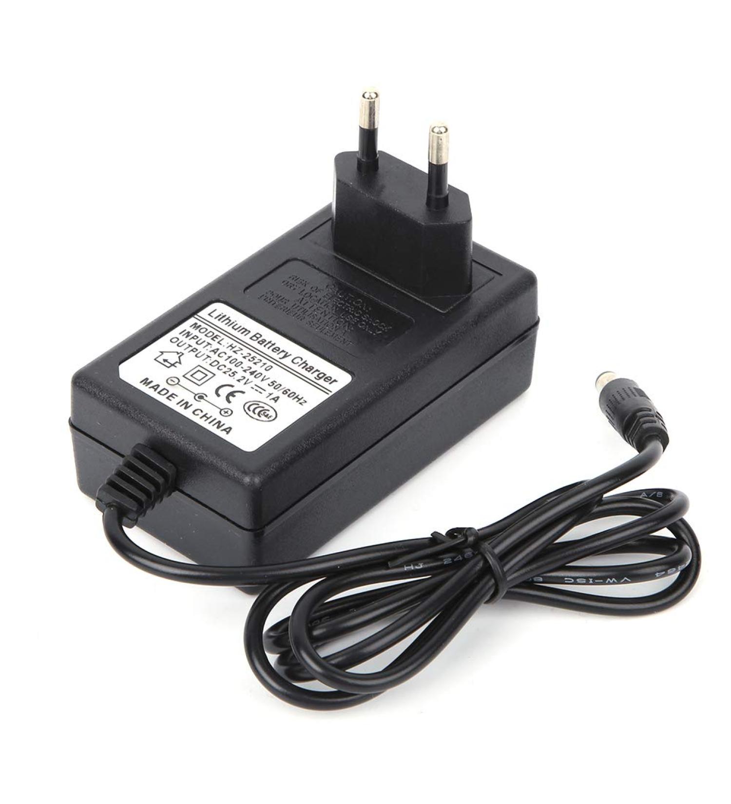 Universal 100-240V Massage Device Charger Adapter - Portable Plastic Massager Pistol Charger for Professional Salon Use (EU Standard 25.2V) - Buy Online on GoSupps.com