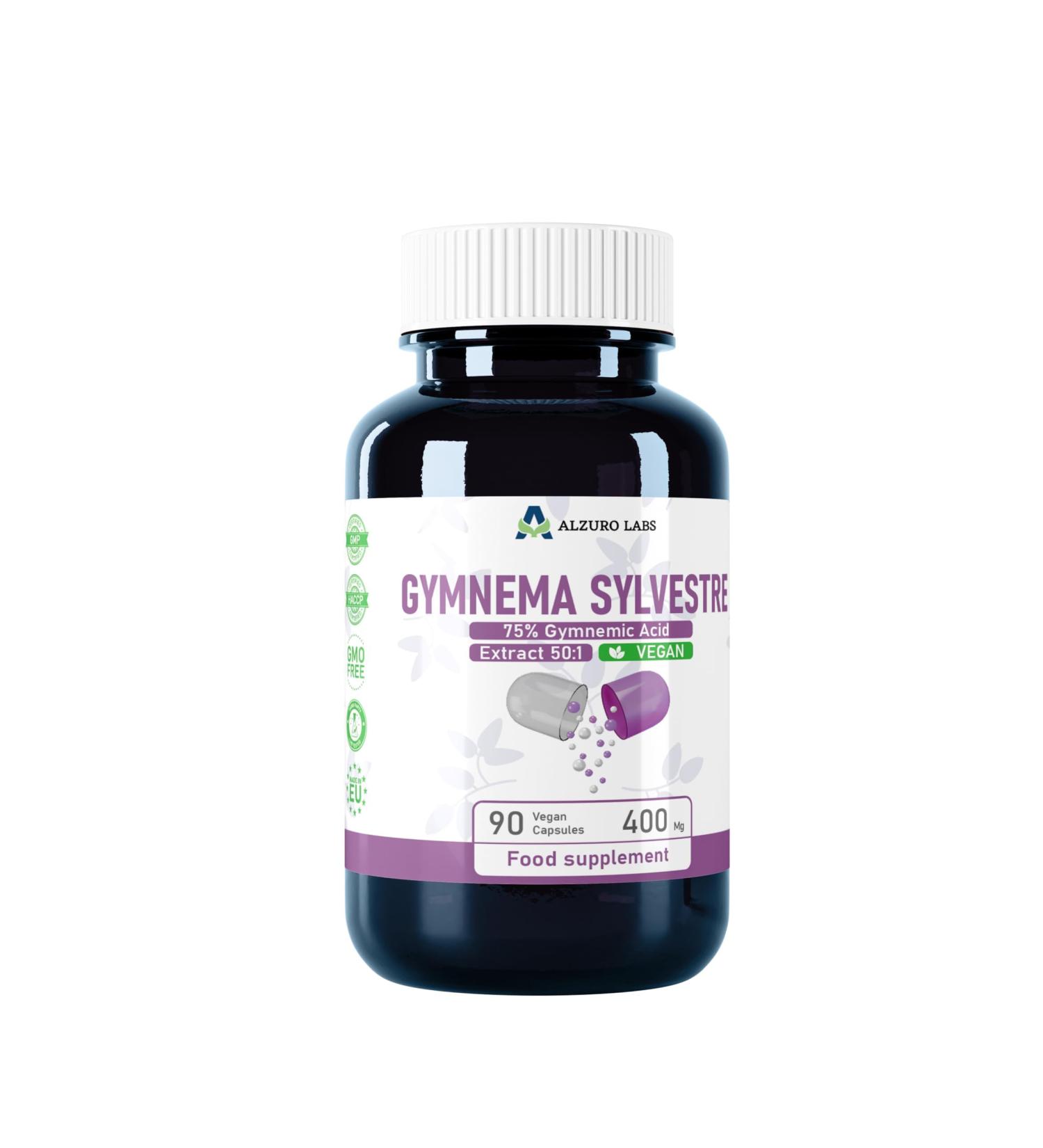 DG Supplements Gymnema Sylvestre 20000mg 501 Extract 400mg 75 Gymnemic Acid 90 Vegan Capsules High Strength Healthy Blood Sugar Levels Independently Tested GMP Certified - Buy Online on GoSupps.com