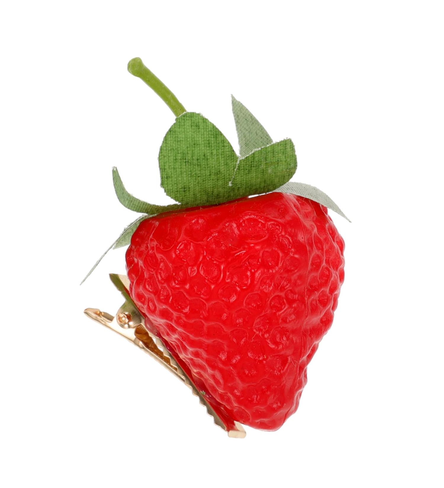 COLLBATH Strawberry Barrettes Women Hair Pin Strawberry Hairpin Hair Clip for Women Hair Pin Hair Accessories for Women Strawberry Hair Clip for Styling Hair Barrettes - Buy Online on GoSupps.com