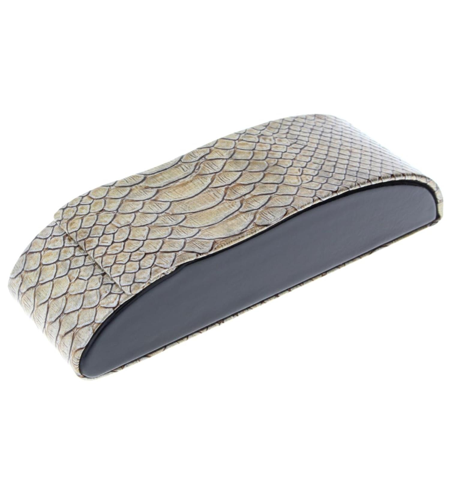 Paule & Knopf elegant folding case with metal body TATTI in various colors silver gray/black
