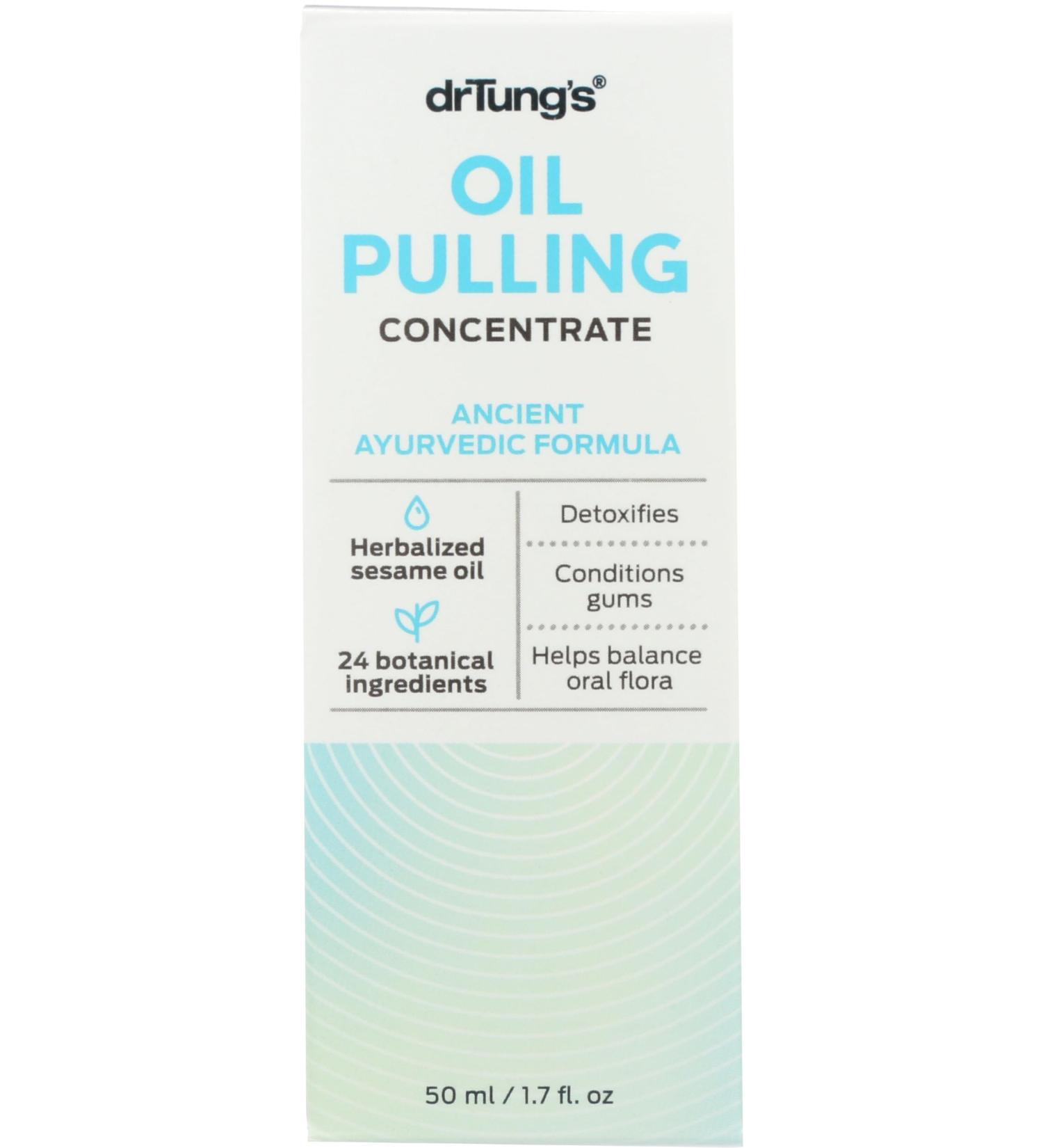 DrTung's Oil Pulling Concentrate Vegan 1.7 Fluid Ounces (Pack of 1) - Buy Online on GoSupps.com