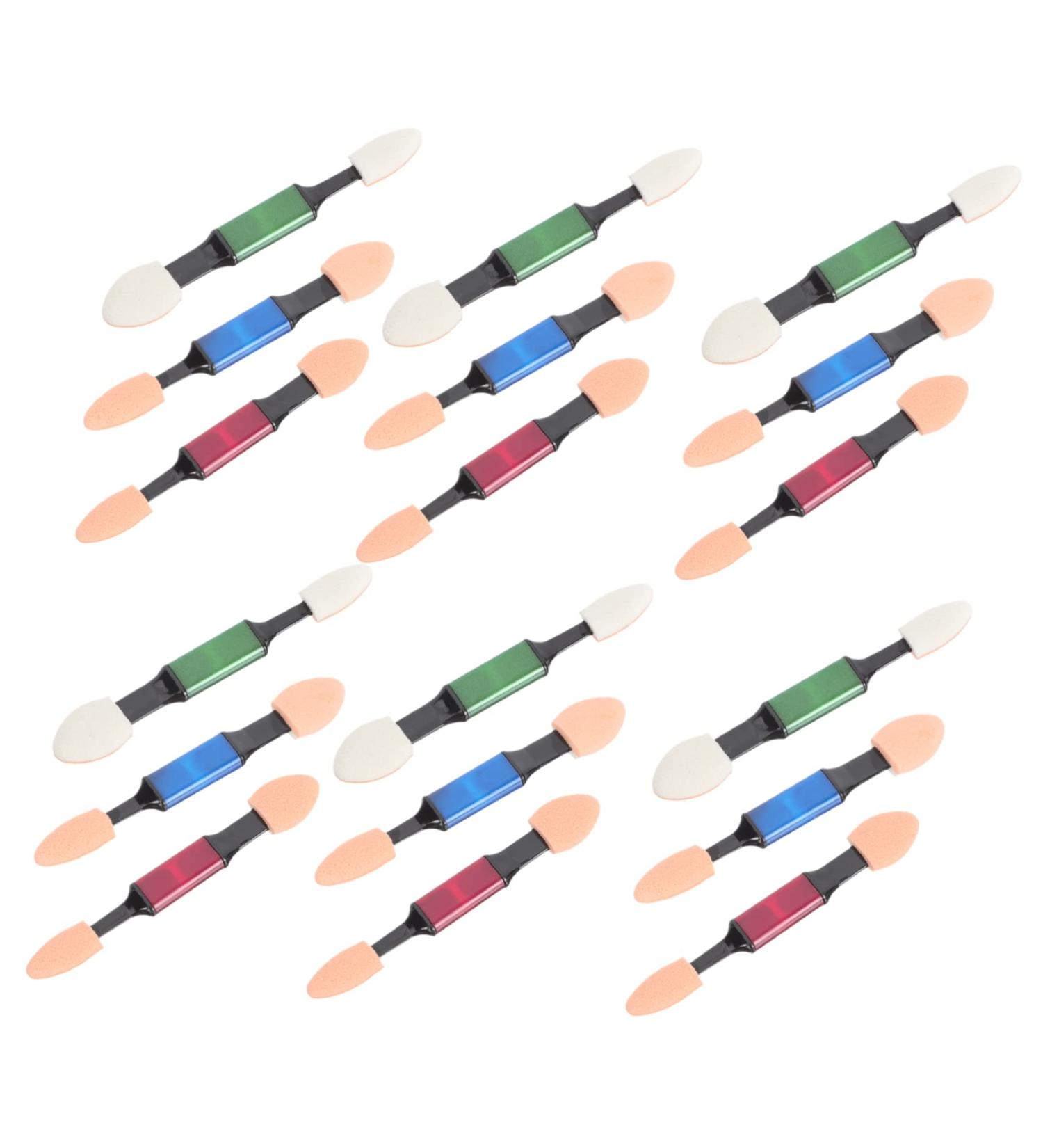 MUSISALY 30pcs Brush Head Latex Makeup Sponge Brush Makeup Brush Rod Aluminum - Buy Online on GoSupps.com