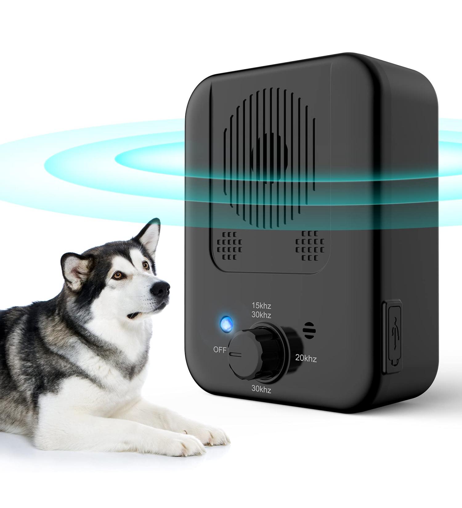 Anti Barking Device 3 Frequencies Dog Deterrent Devices 33Ft Ultrasonic Stop Deterrent Anti Barking Rechargeable Pet Gentle Dog Bark Control Device Training Tool for Big Small Dogs Indoor Outdoor - Buy Online on GoSupps.com