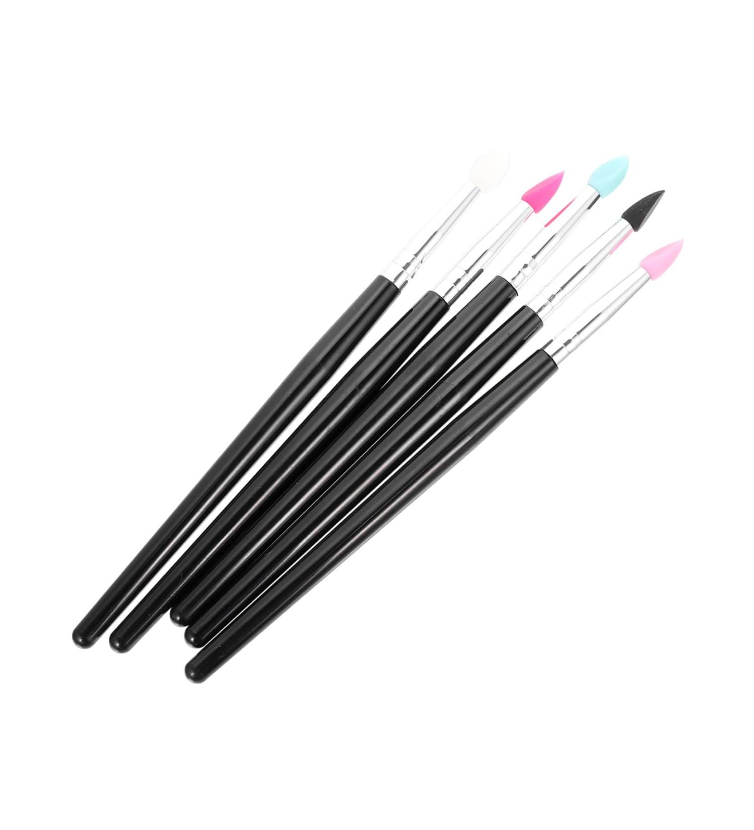 FRCOLOR 5pcs Silicone Eyeshadow Brush Cream Applicator Make Eyeshadow Brush Sponge Eyeshadow Applicator Miss - Buy Online on GoSupps.com