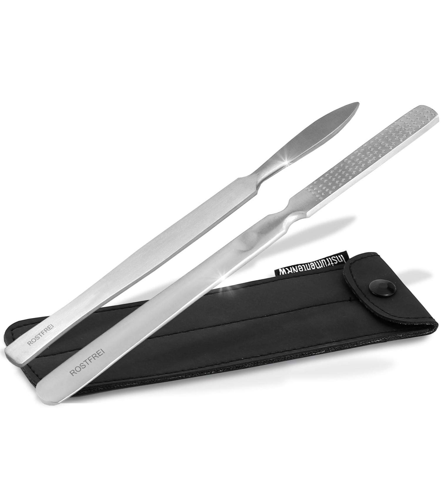 Professional Callus Rasp Pedicure Set - 3 pcs Foot File & Scraper for Smooth Feet | International Shipping Available - Buy Online on GoSupps.com