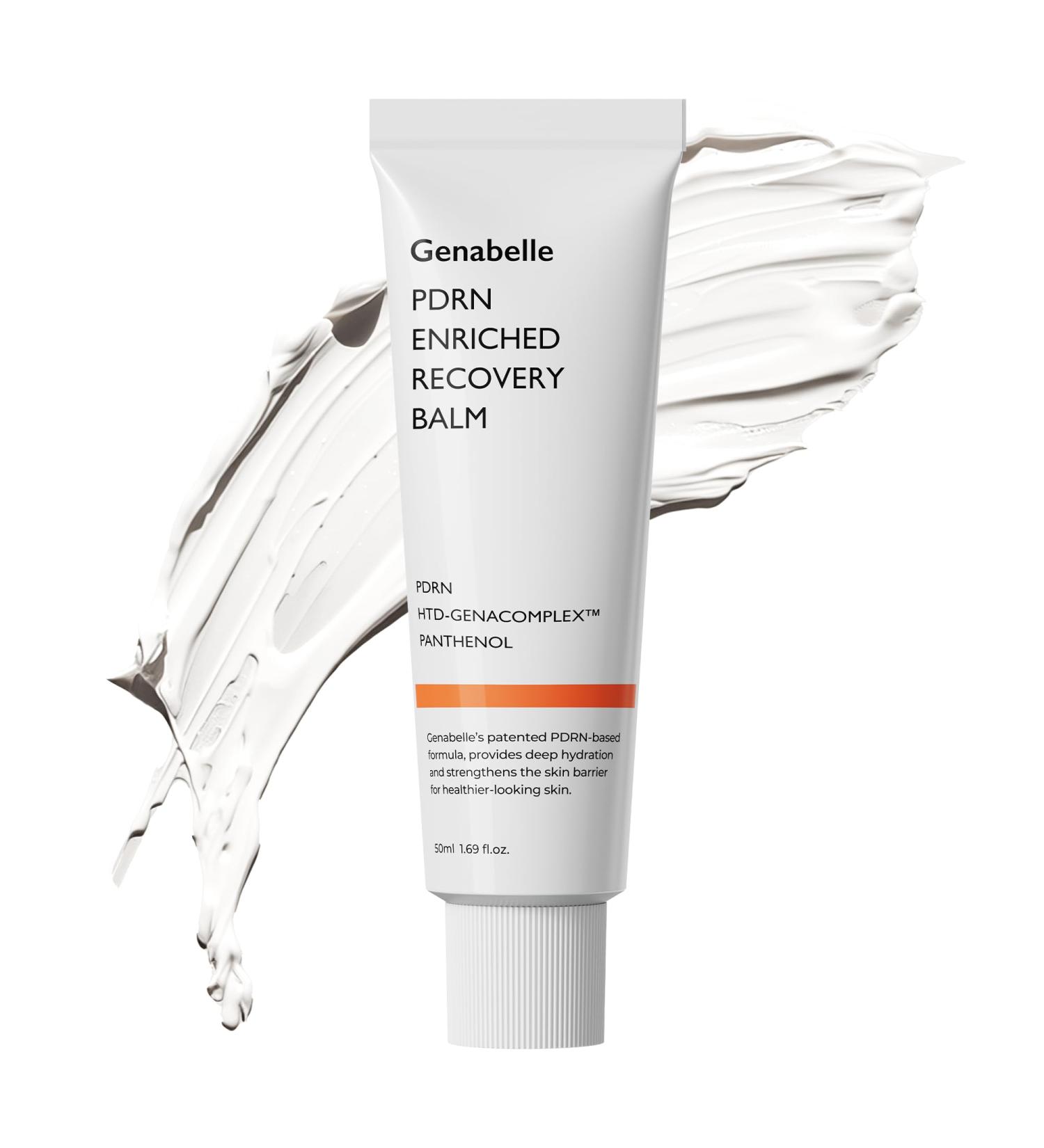 Genabelle PDRN Enriched Recovery Balm 5 000 ppm PDRN & 10 000 ppm Panthenol Soothing Repair Cream for Sensitive Skin Hydration & Barrier Strengthening 50 ml (1.69 fl oz) - Buy Online on GoSupps.com