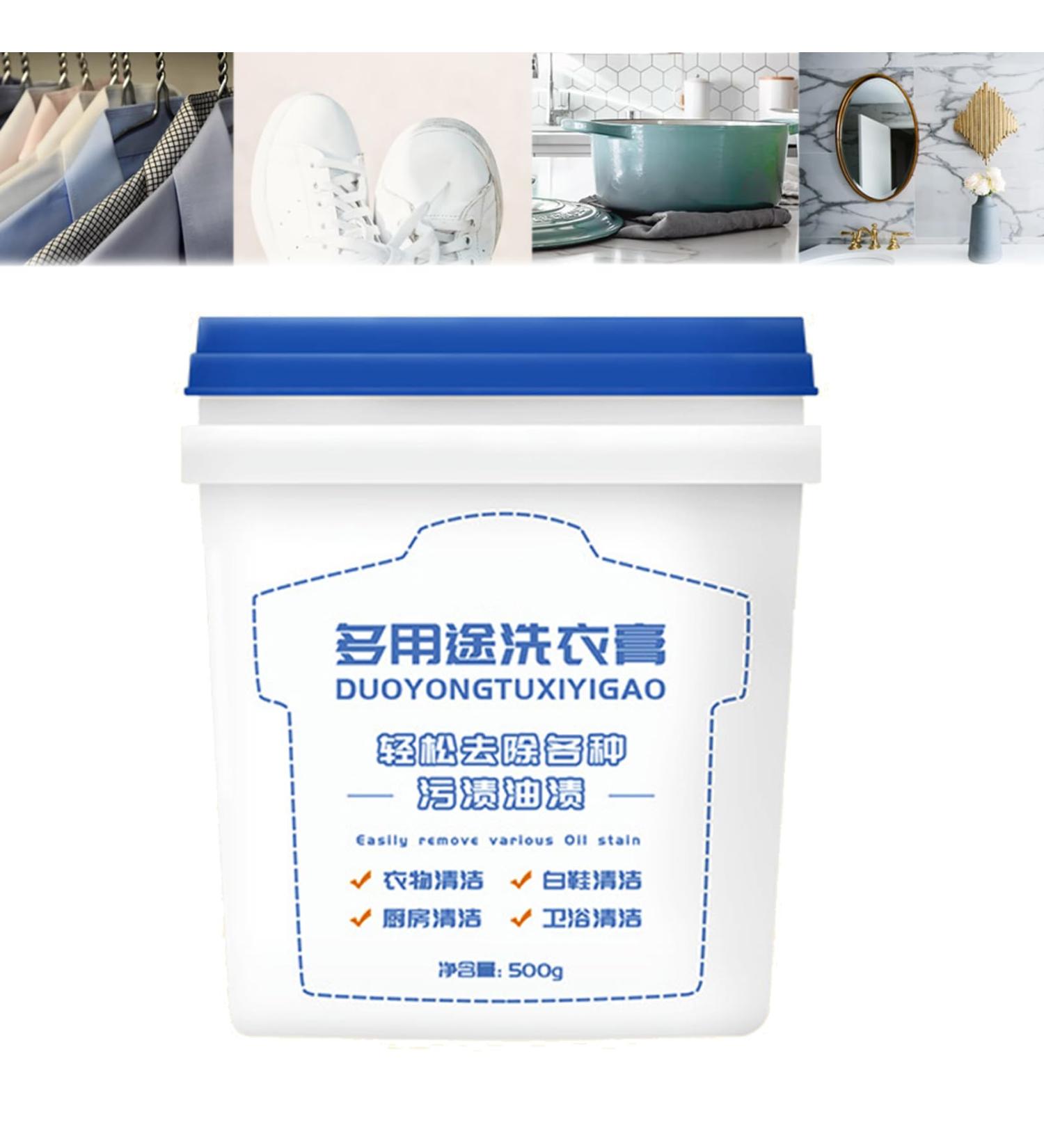 Multifunctional Laundry Cream Powerful Stain Removal Oil Stains And Fruit Stains Laundry Artifact White Shoe Cleaning Cream - Buy Online on GoSupps.com
