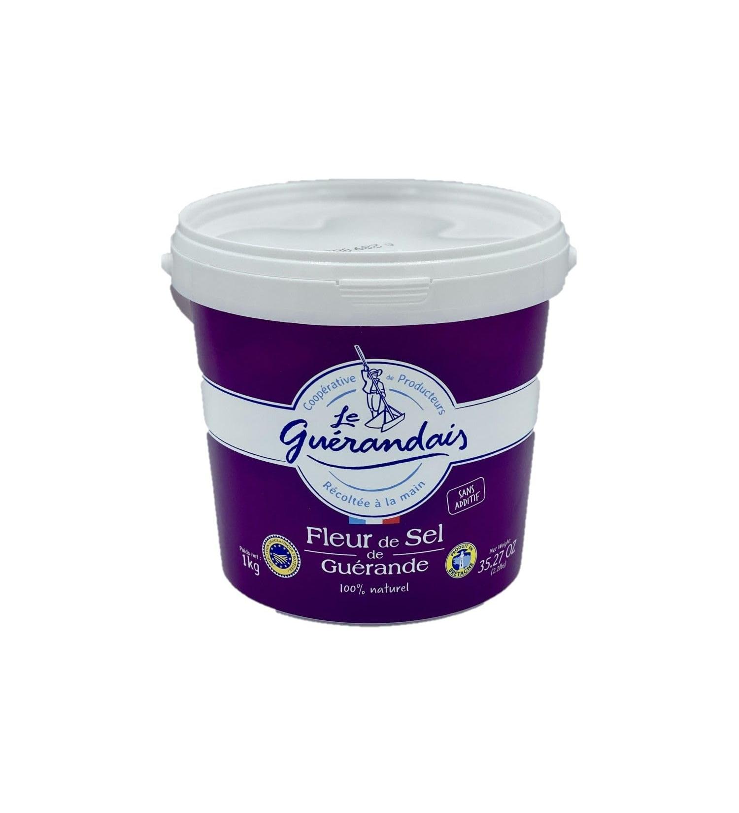 Guerande Millenaire Sea Salt Fleur 2 2 lb cube