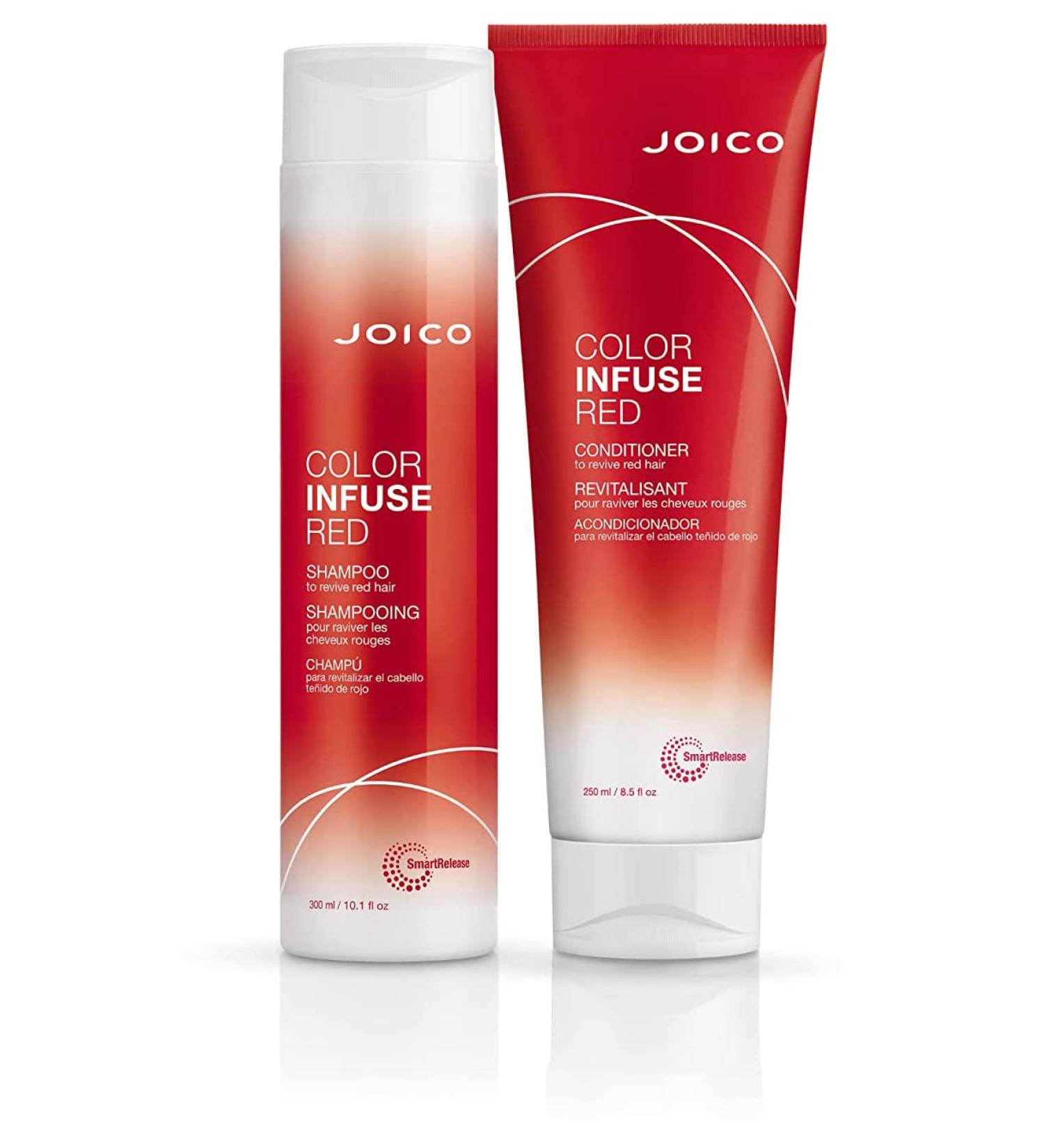 Joico Color Infuse Red Shampoo - Enhance Red Tones & Boost Vibrancy - Red Hair Shampoo & Conditioner Set (10.1 Fl Oz, Pack of 2) - Buy Online on GoSupps.com