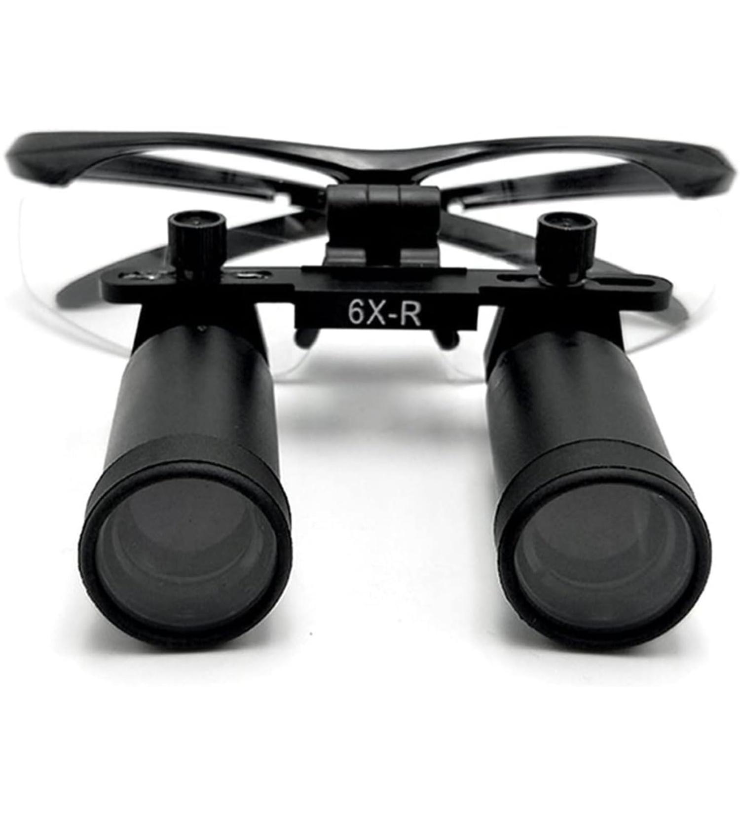 Uihecta Medical Tooth Magnifying Glass - Illuminated Head-Mounted Binoculars 4x/5x/6x for Dental & Plastic Surgery - Buy Online on GoSupps.com