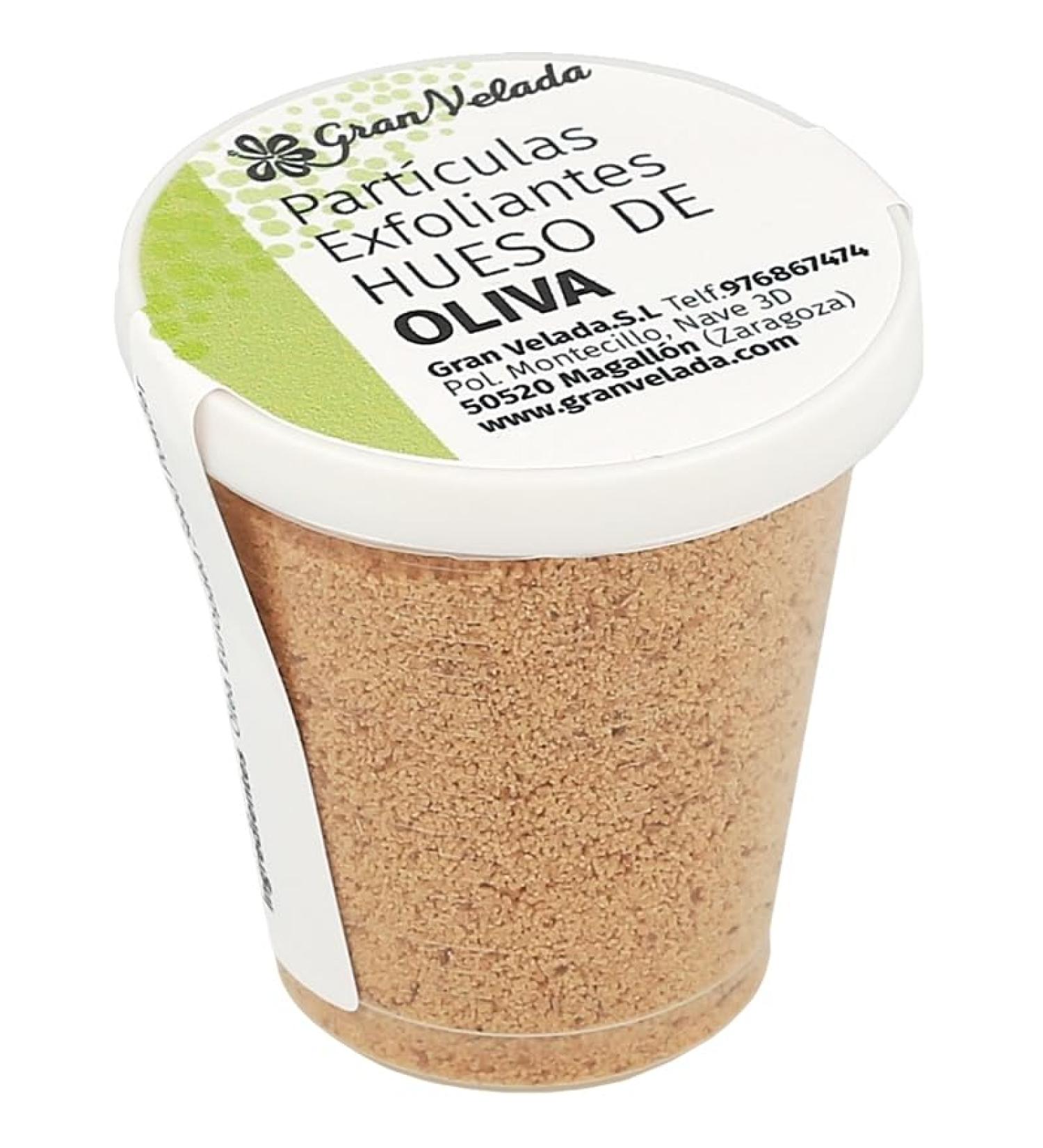  GRAN VELADA 500-micron olive bone exfoliating particles for body and facial scrubs. Natural ingredients for beauty treatments. Ideal for cream and soap bases. 100 ml - Buy Online on GoSupps.com