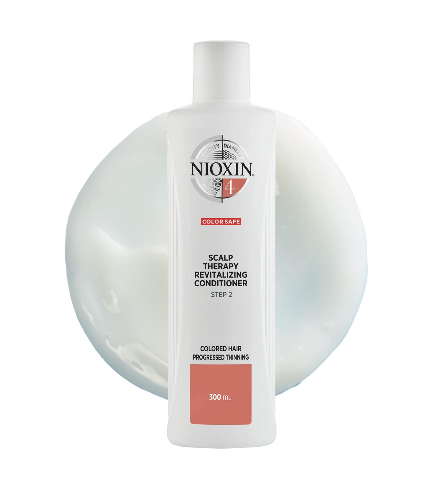 Nioxin System 4 Anti-Thinning Conditioner 10.1 Fl Oz - For Color Treated Hair - Strengthens & Protects Against Breakage - Buy Online on GoSupps.com
