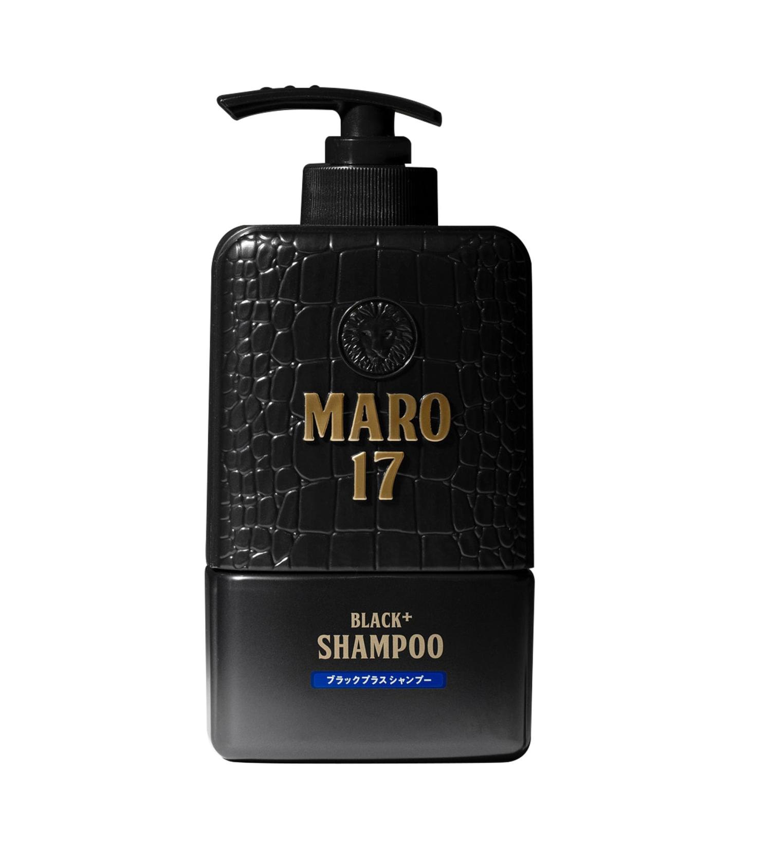 MARO17 Black+ Shampoo - Promote Hair Growth & Prevent Greying | 11.6 oz (350 ml) - Shop Internationally - Buy Online on GoSupps.com