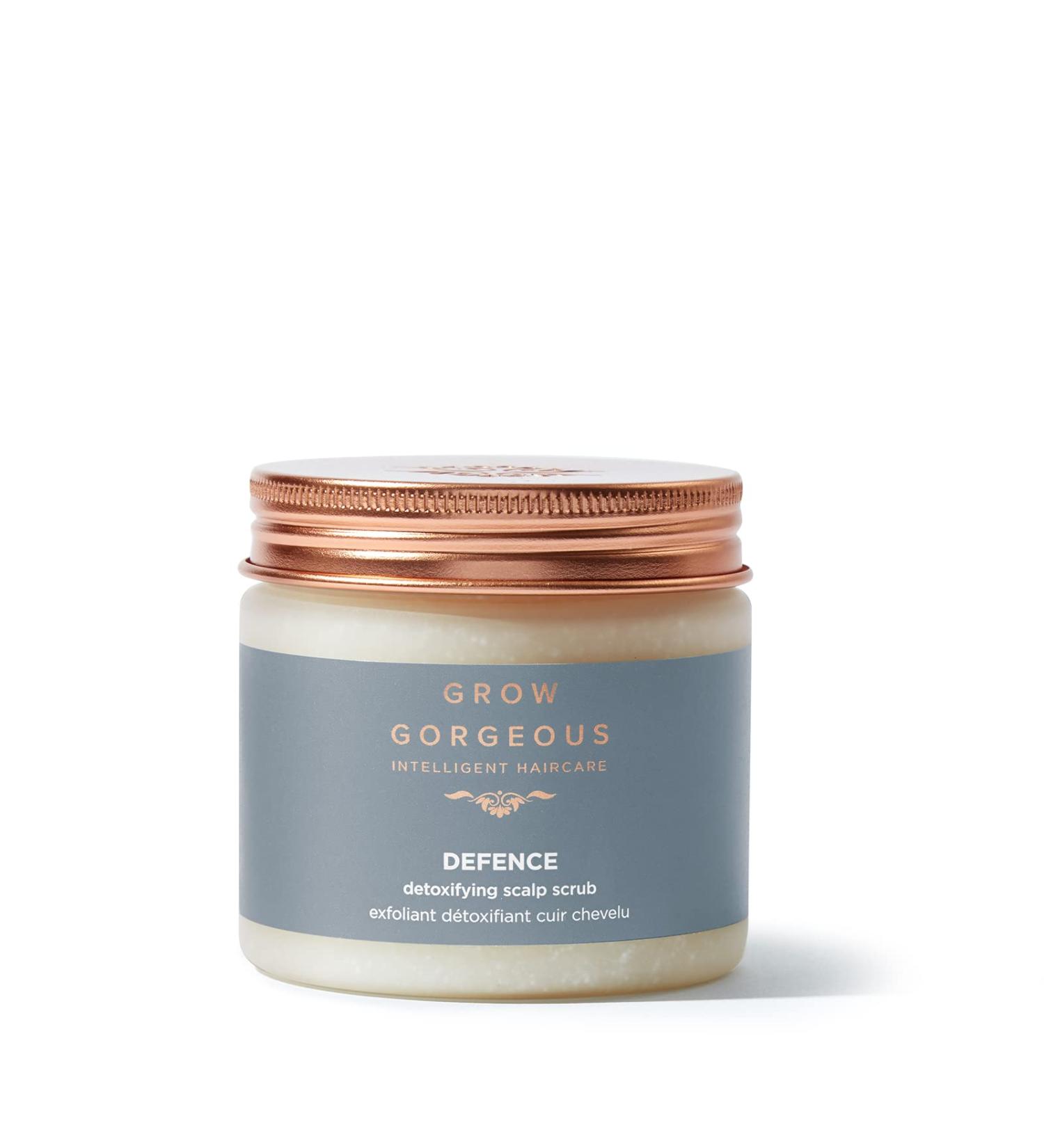 Buy Grow Gorgeous City Defense Scalp Scrub 200ml - Detoxify Oily Scalps Vegan Formula - Buy Online on GoSupps.com