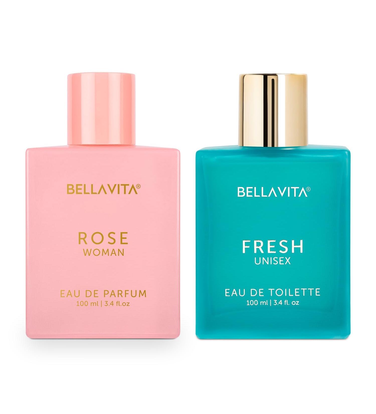 Luxury Men & Women Edt Fresh Rose Edp Liquid Perfumes Combo Pack Of 2 Premium Long Lasting Fragrance Scents & W 100 Ml (3.4 fl.oz.) Each - Buy Online on GoSupps.com
