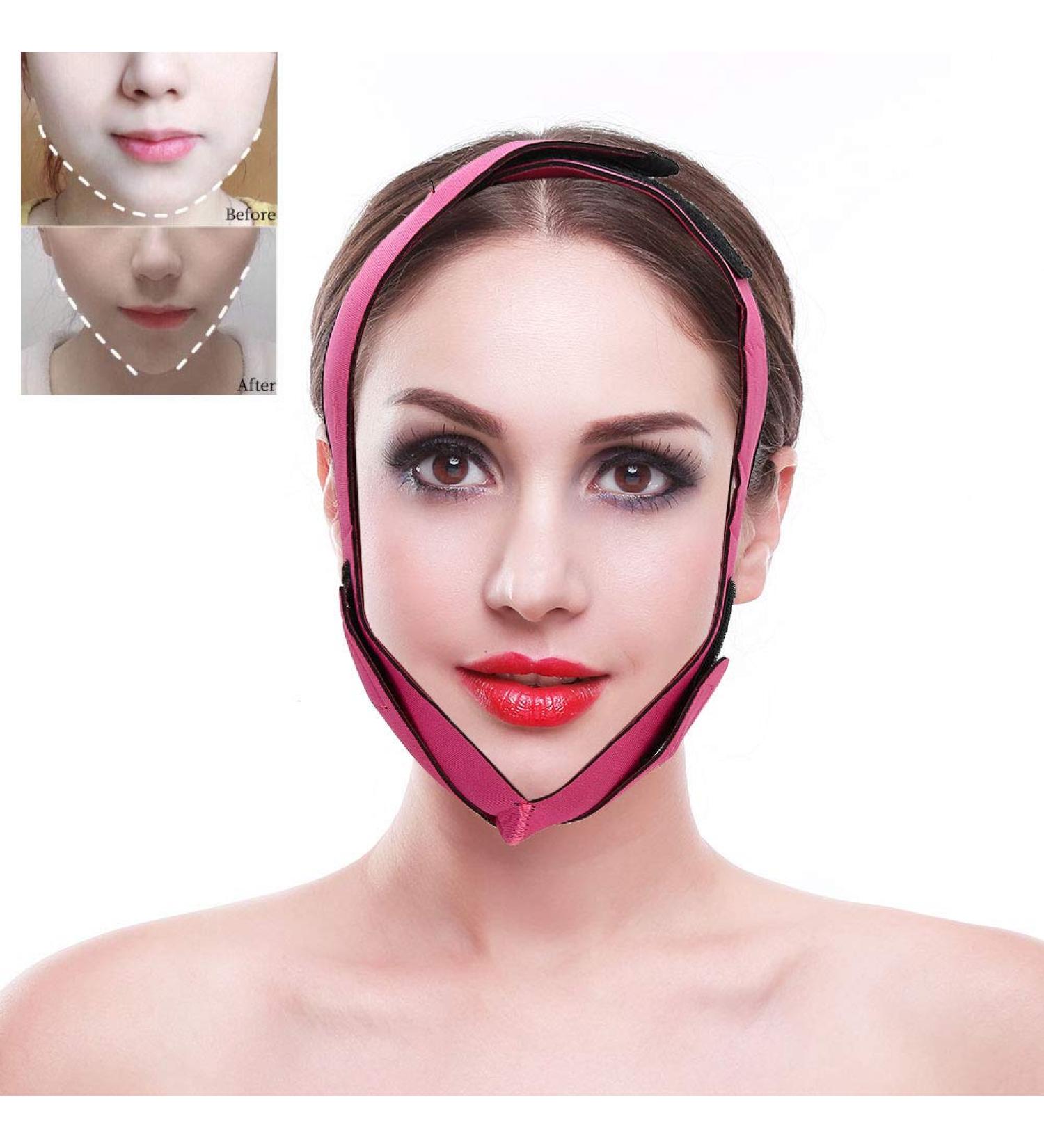 V Facial Slimming Belt - Breathable Double Chin Lifting and Firming for Women | Face Lifting & Shaping Solution - Buy Online on GoSupps.com