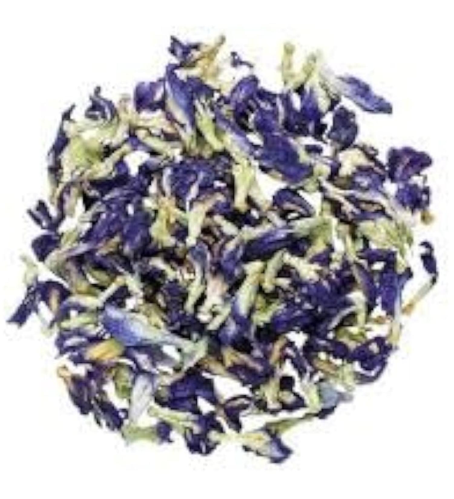 BSD Organics Dried Blue Butterfly Pea Flower | Sangu Poo | For Herbal Blue Tea-25 Gram /0.88 ounce