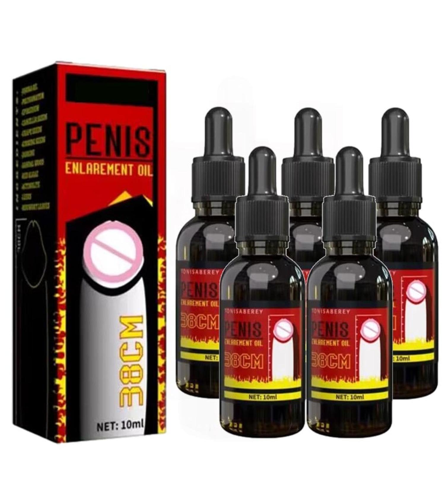 Huile d'agrandissement du p nis huile de croissance pour agrandissement masculin retardement de l' jaculation huile de croissance de puissance pour p nis de grande taille plus rapide (M 5PC) - Buy Online on GoSupps.com