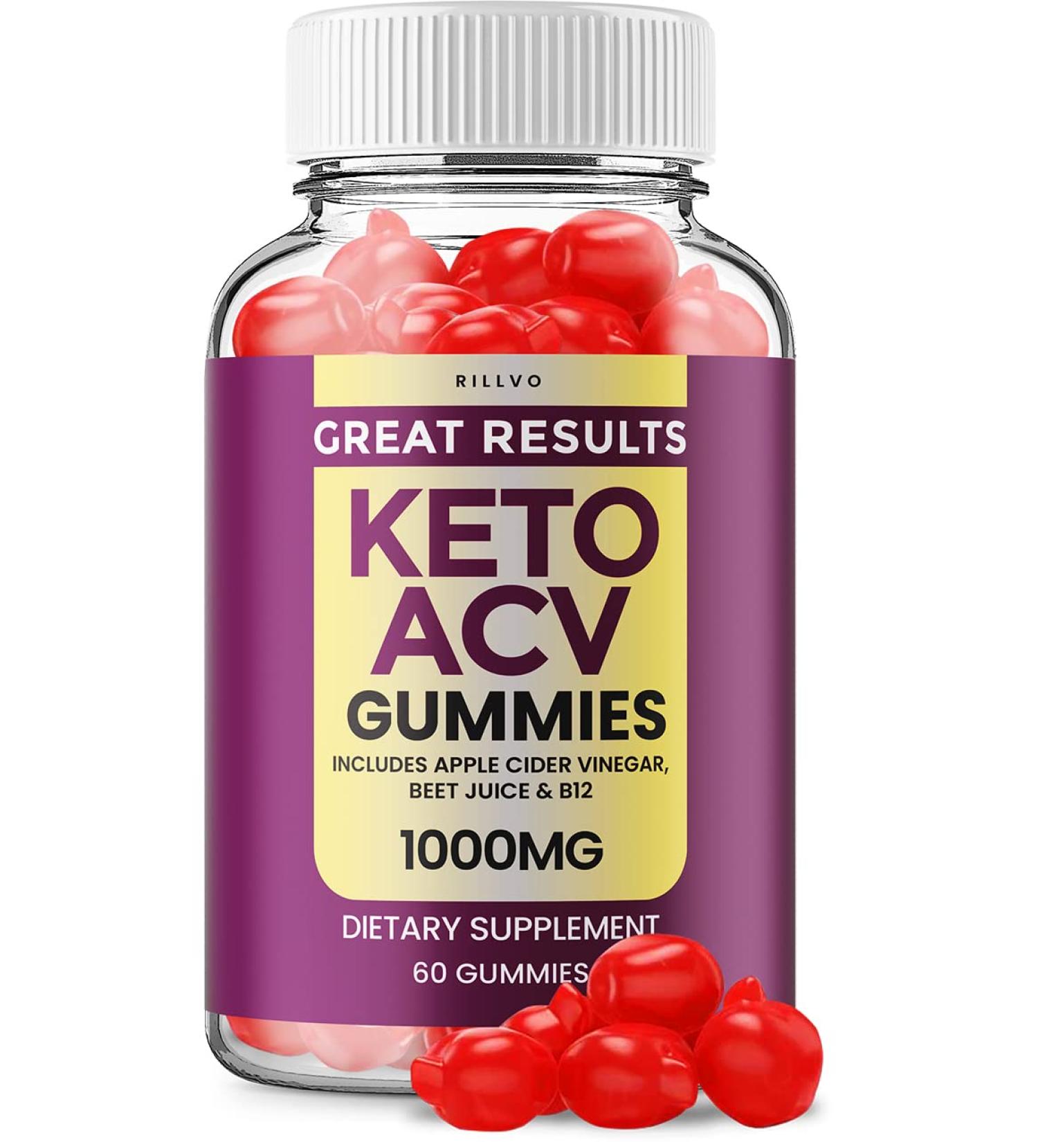 Great Results Keto Gummies - Advanced Formula with Apple Cider Vinegar (60 Gummies) - Buy Online on GoSupps.com