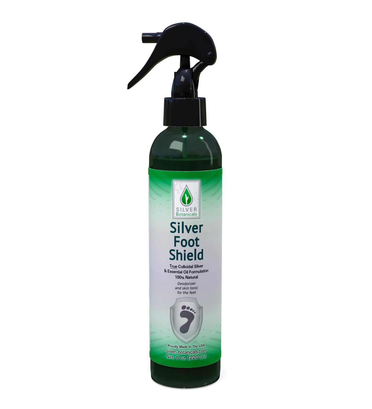 Silver Foot Shield: All Natural Colloidal Silver Foot Spray - Buy Online on GoSupps.com