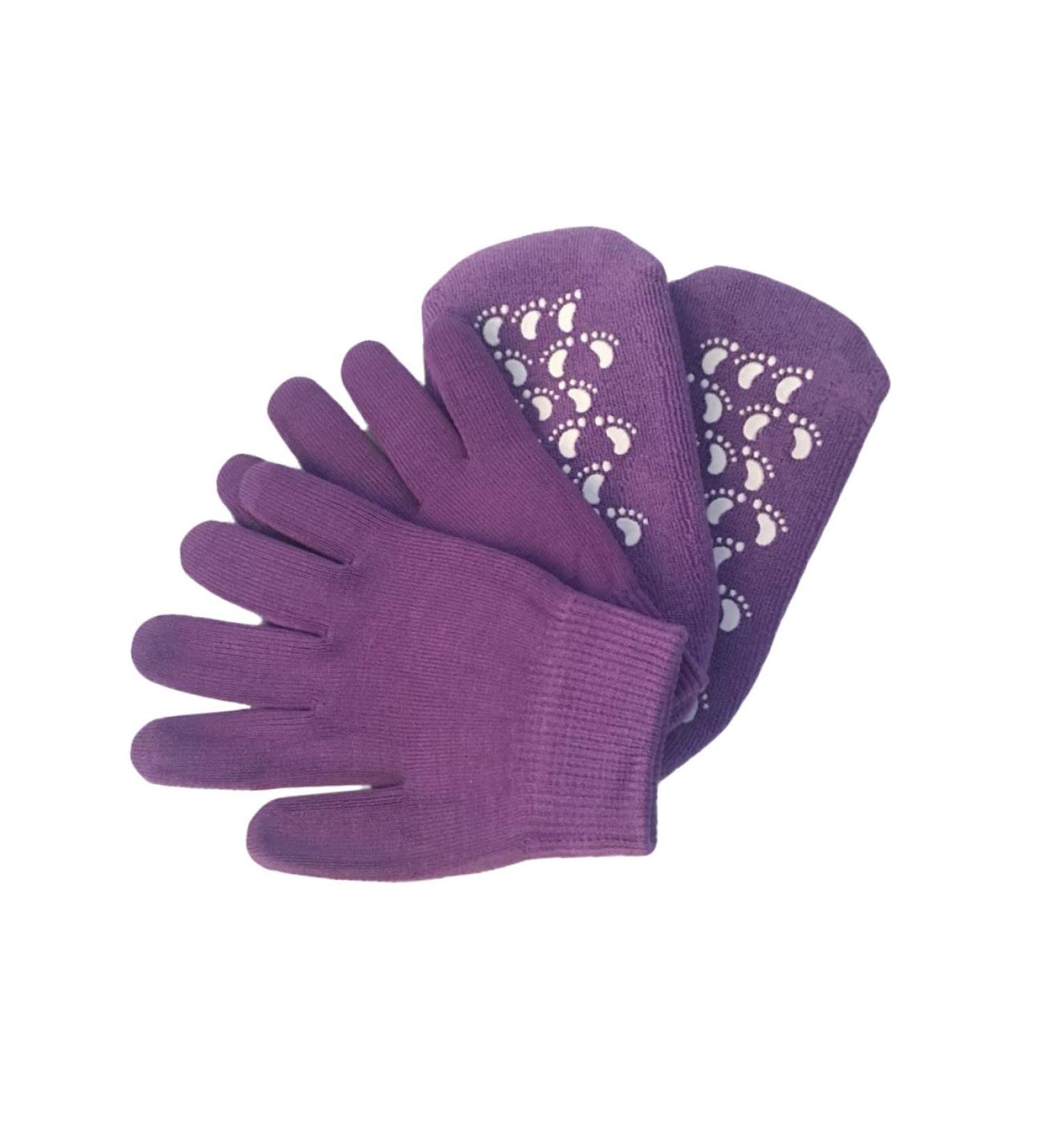 SOESFOUFU Gel Socks for Moisturizing Spa Gel Socks Cracked Heel Socks Spa Socks Cracked Skin Socks Moisturizing Gel Socks Moisturizing Socks Cracked Skin Gloves Socks for Heels Indoor Purple - Buy Online on GoSupps.com