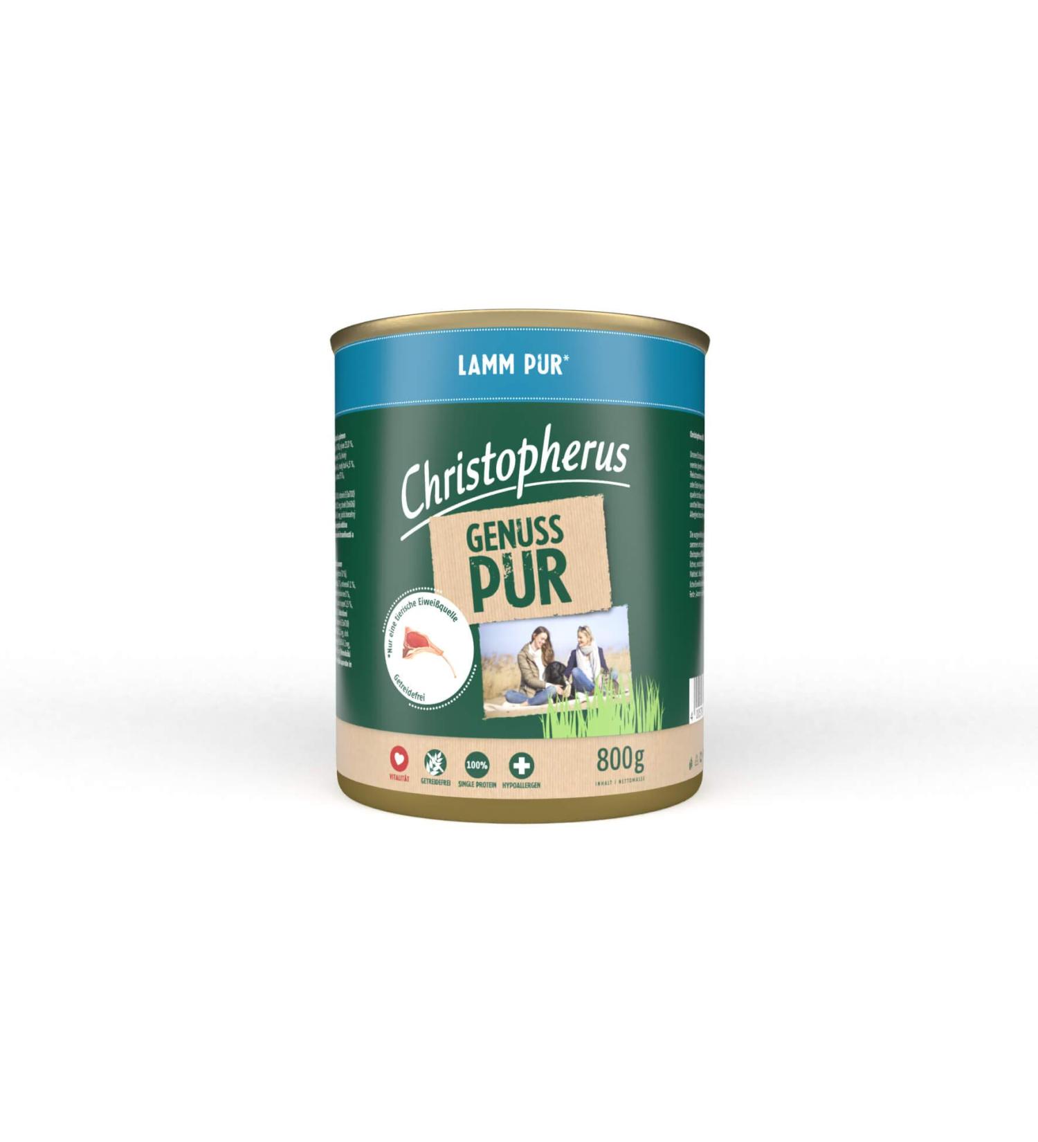 Christopherus Pure Lamb Complete Food for Dogs 6 x 800 g