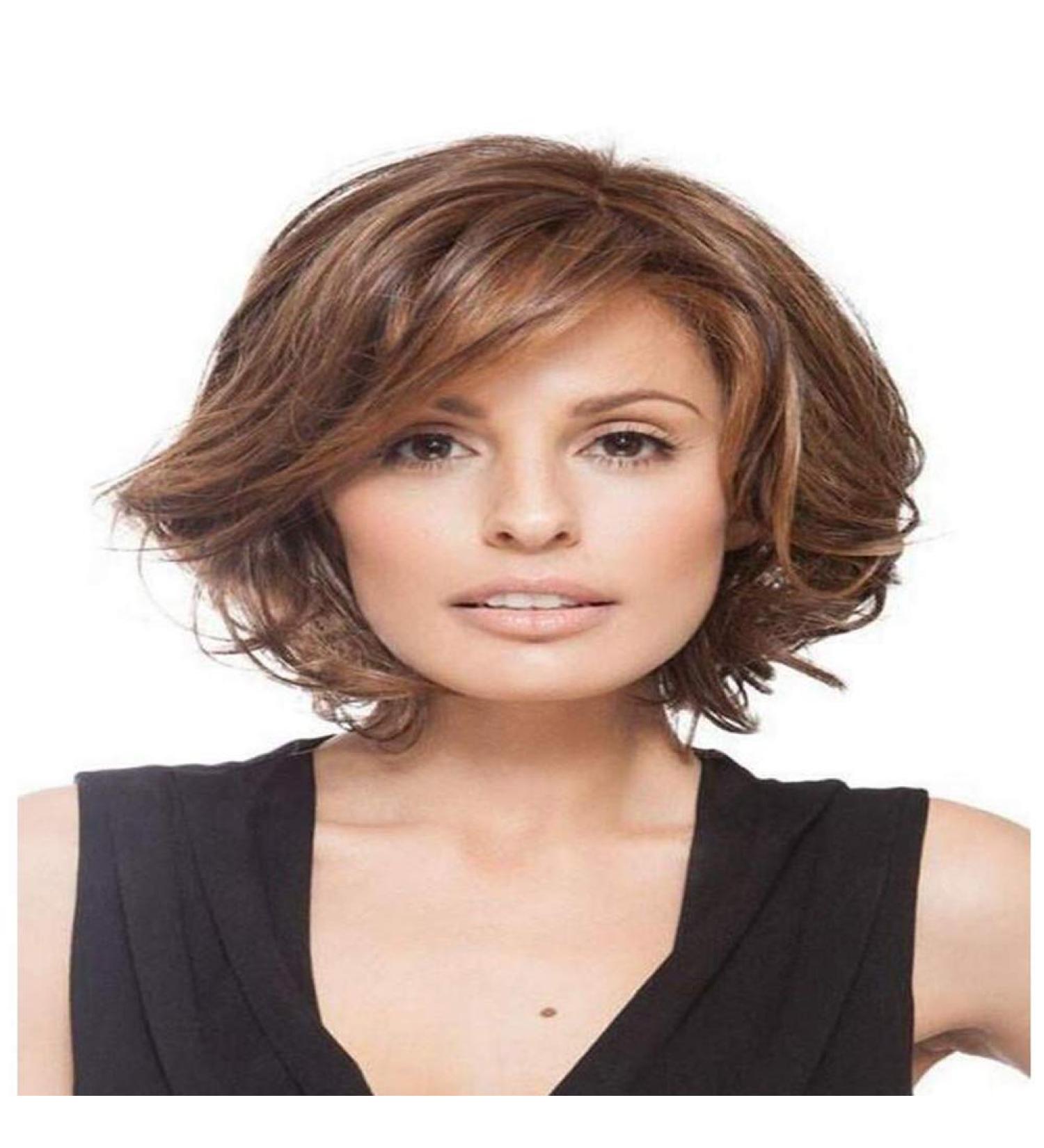 Medium Length Straight Human Hair Wig - Heat Resistant Natural Matte Finish | Everyday Wear - Buy Online on GoSupps.com