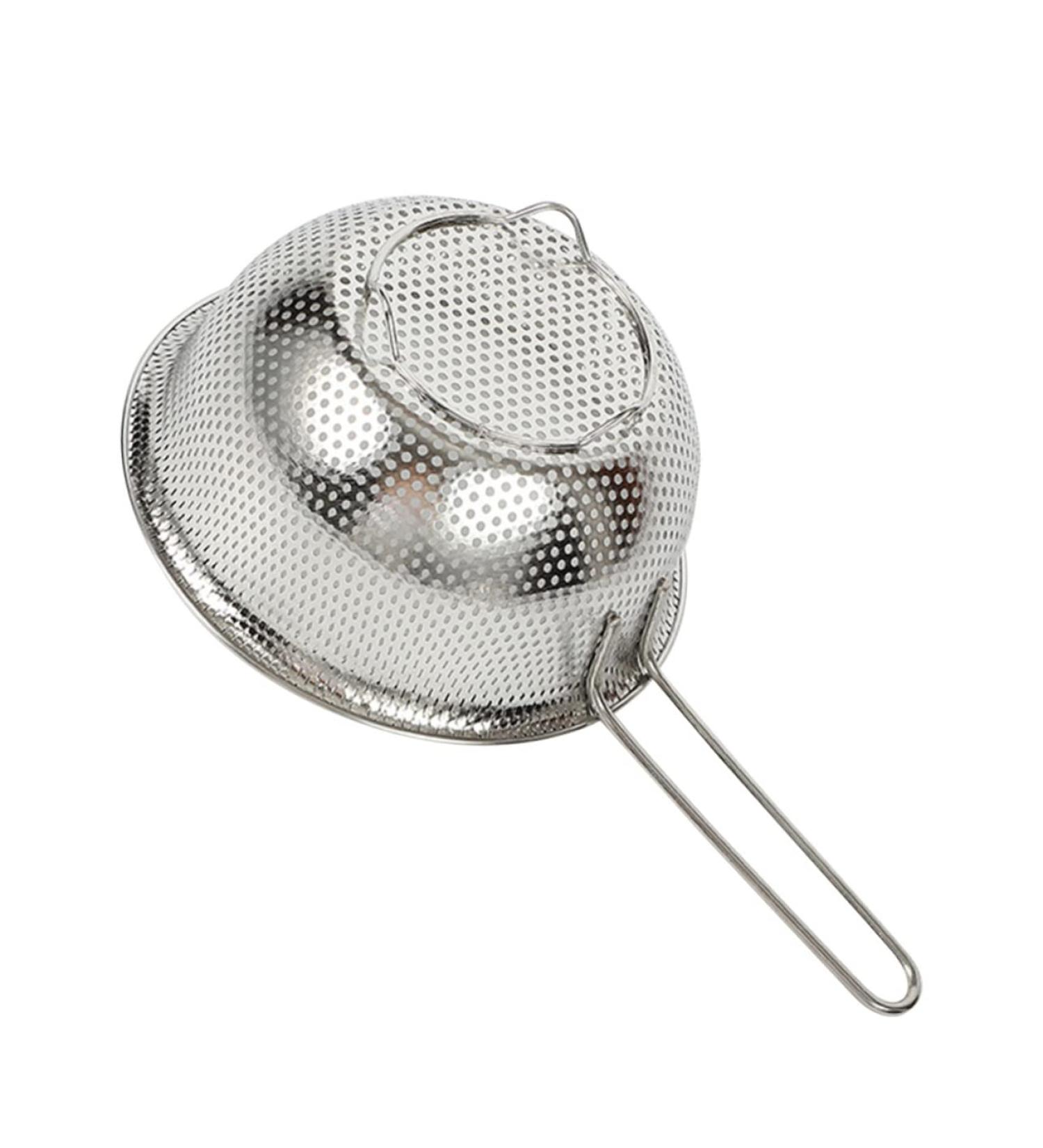 Zerodeko Rice Draining Basket Vegetables Practical Storage Basket Wire Fruit Drain Basket Rice Washing Basket 30X19.5CM Silver - Buy Online on GoSupps.com