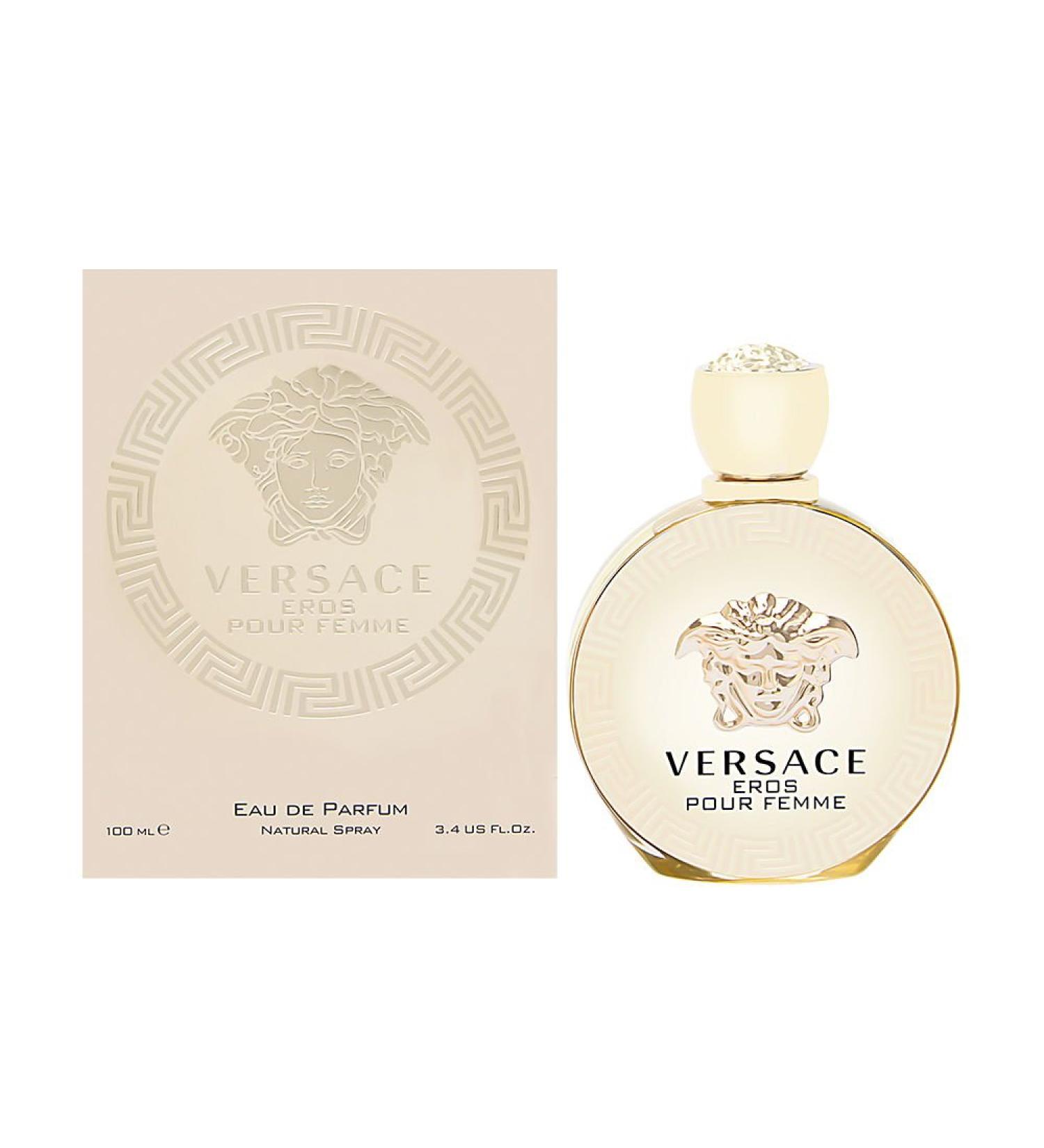 Versace Eros Pour Femme Eau De Parfum 100Ml Wood 3.4 Fl Oz (Pack of 1)