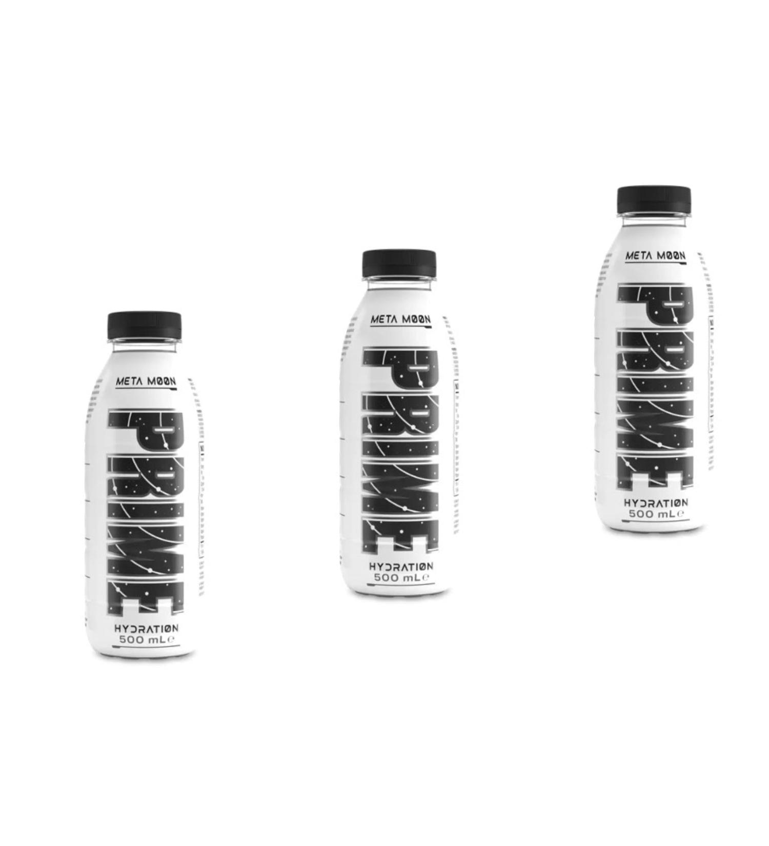 Ellies Jellies PRIME Hydration Meta Moon 500ml x 3 Fruit 500 ml (Pack of 3)