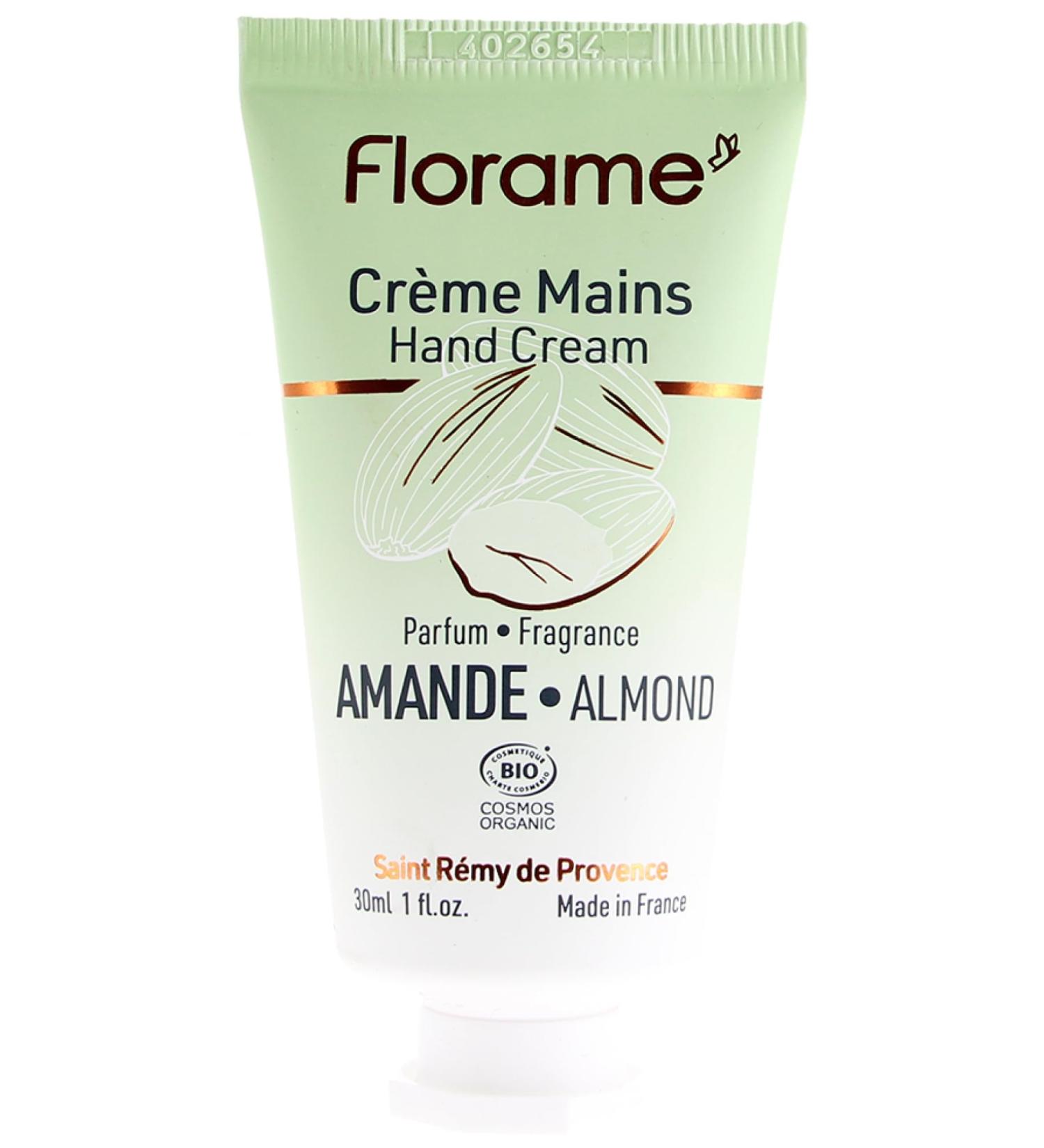 Florame Floram Bioological hand cream 30 ml almond