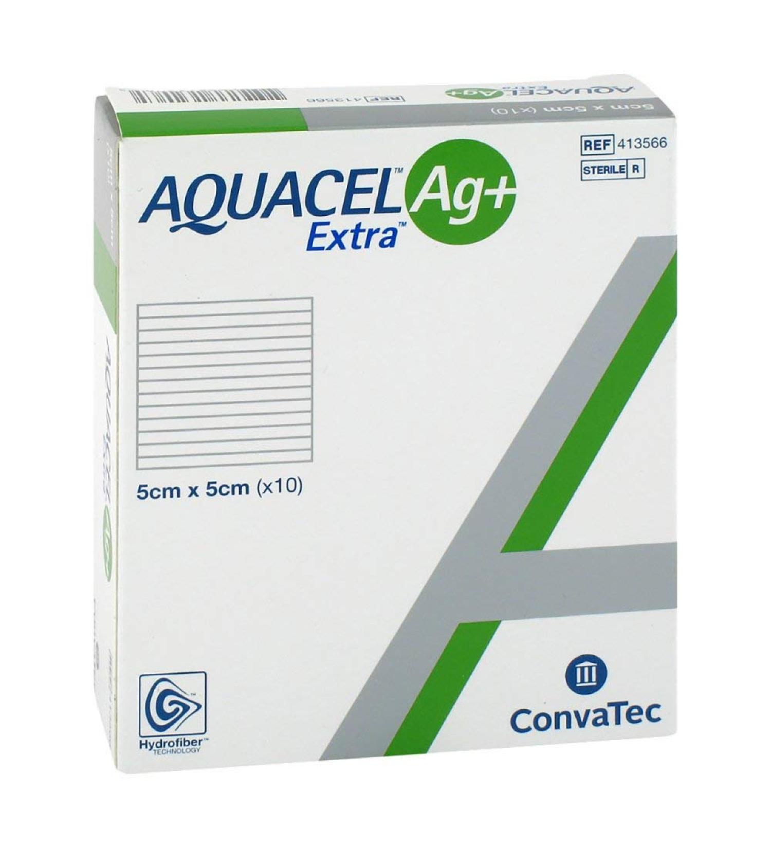 Aquacel AQUACEL AG Extra 5x5 cm Compressed 10 pieces