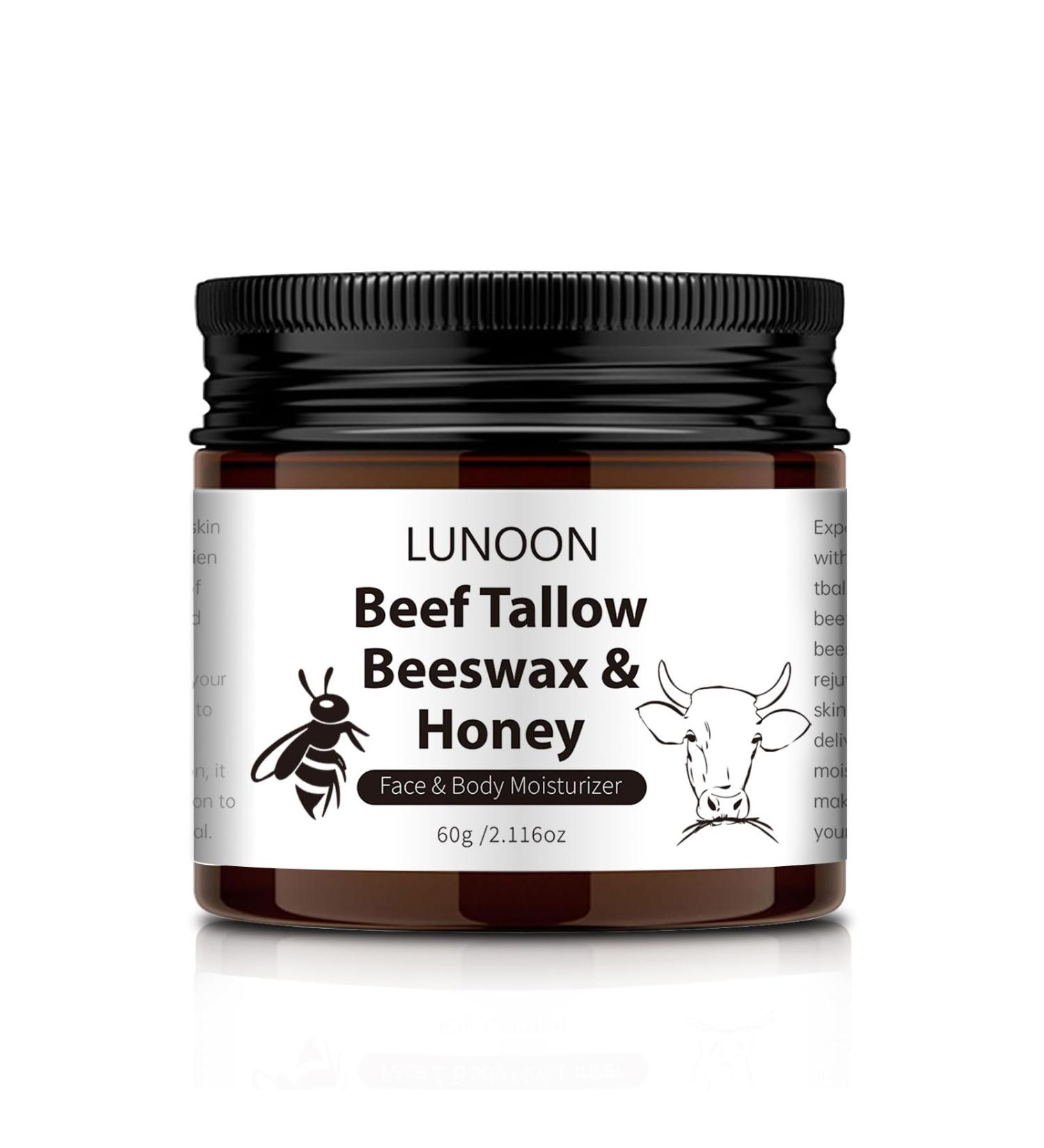 Face Repair & Body Moisturizer Cream - Beef Tallow Beeswax & Honey for Dry Skin Repair | Firming & Even Skin | 2.11 Oz - Buy Online on GoSupps.com
