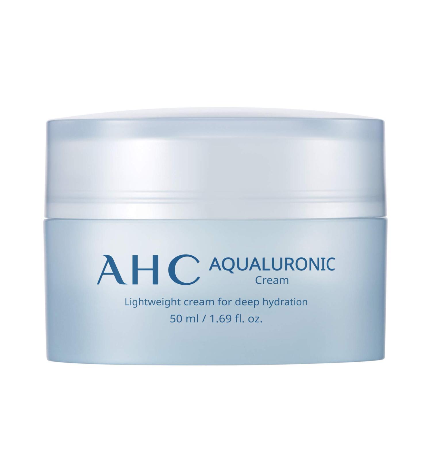 AHC Aqualuronic Hydrating Face Cream - Deep Hydration, 1.69 oz - Buy Online on GoSupps.com