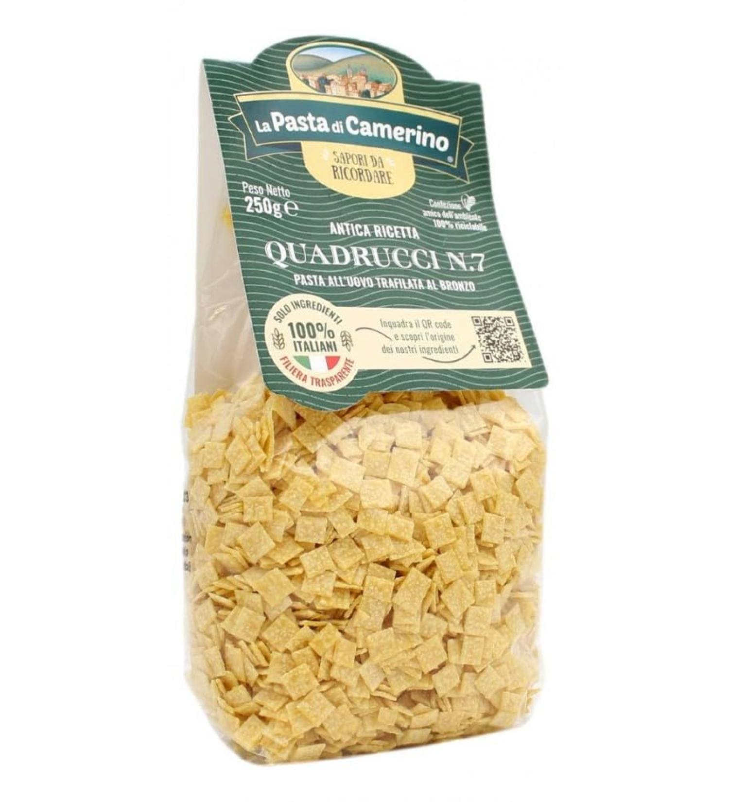 PASTA FROM CAMERINO CAMERINO QUADRUCCI PASTA N 7 METERS AND 250 GR