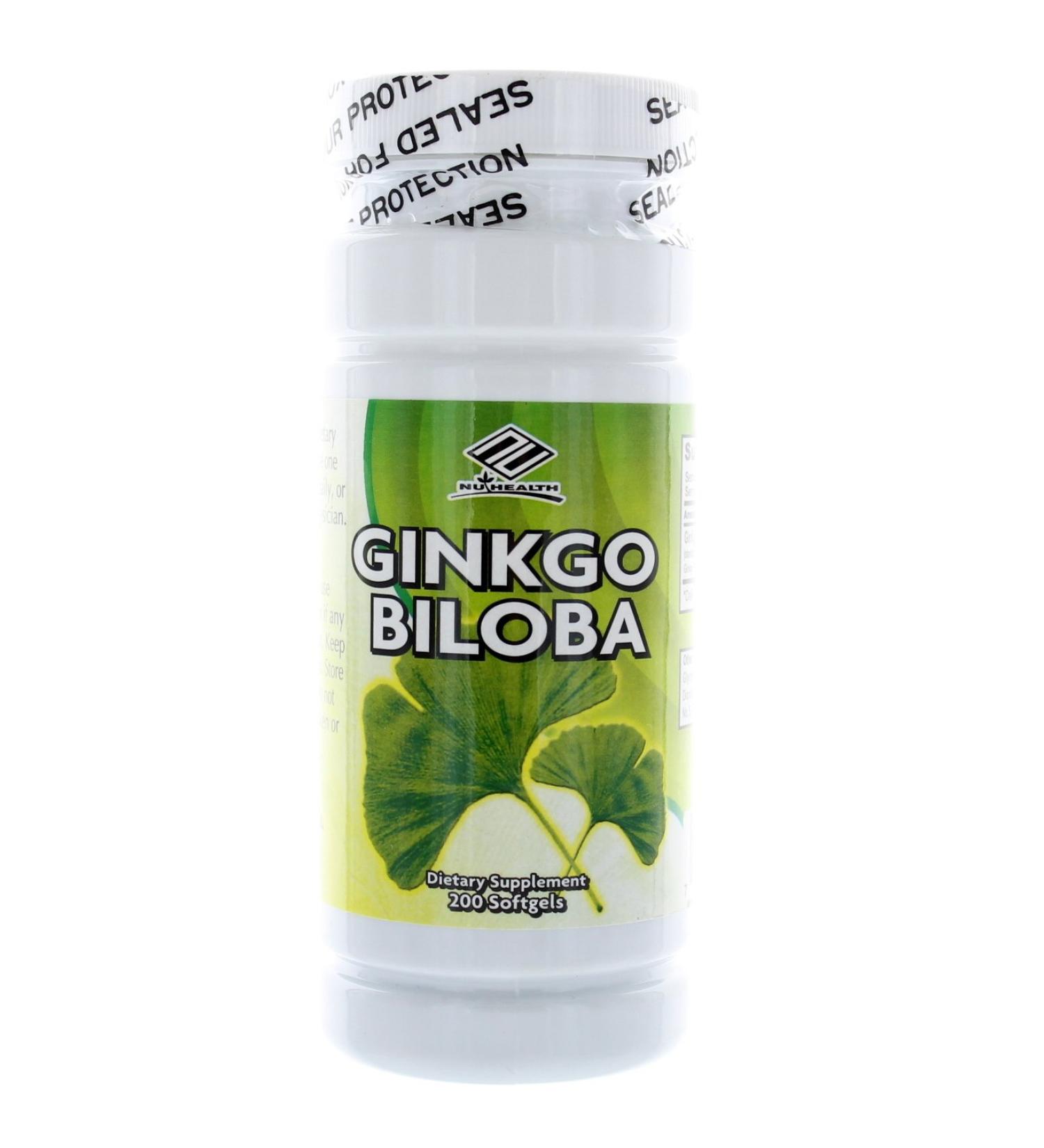 NU-Health Ginkgo Biloba 60 Mg 200 Softgels