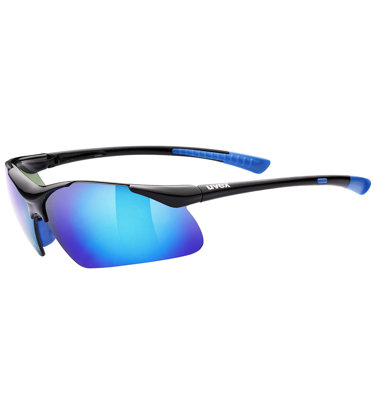 Uvex Unisex Sportstyle 223 Sports Glasses - Black/Blue | Pack of 1 | Ideal for Sports & Outdoors - Shop Now! - Buy Online on GoSupps.com