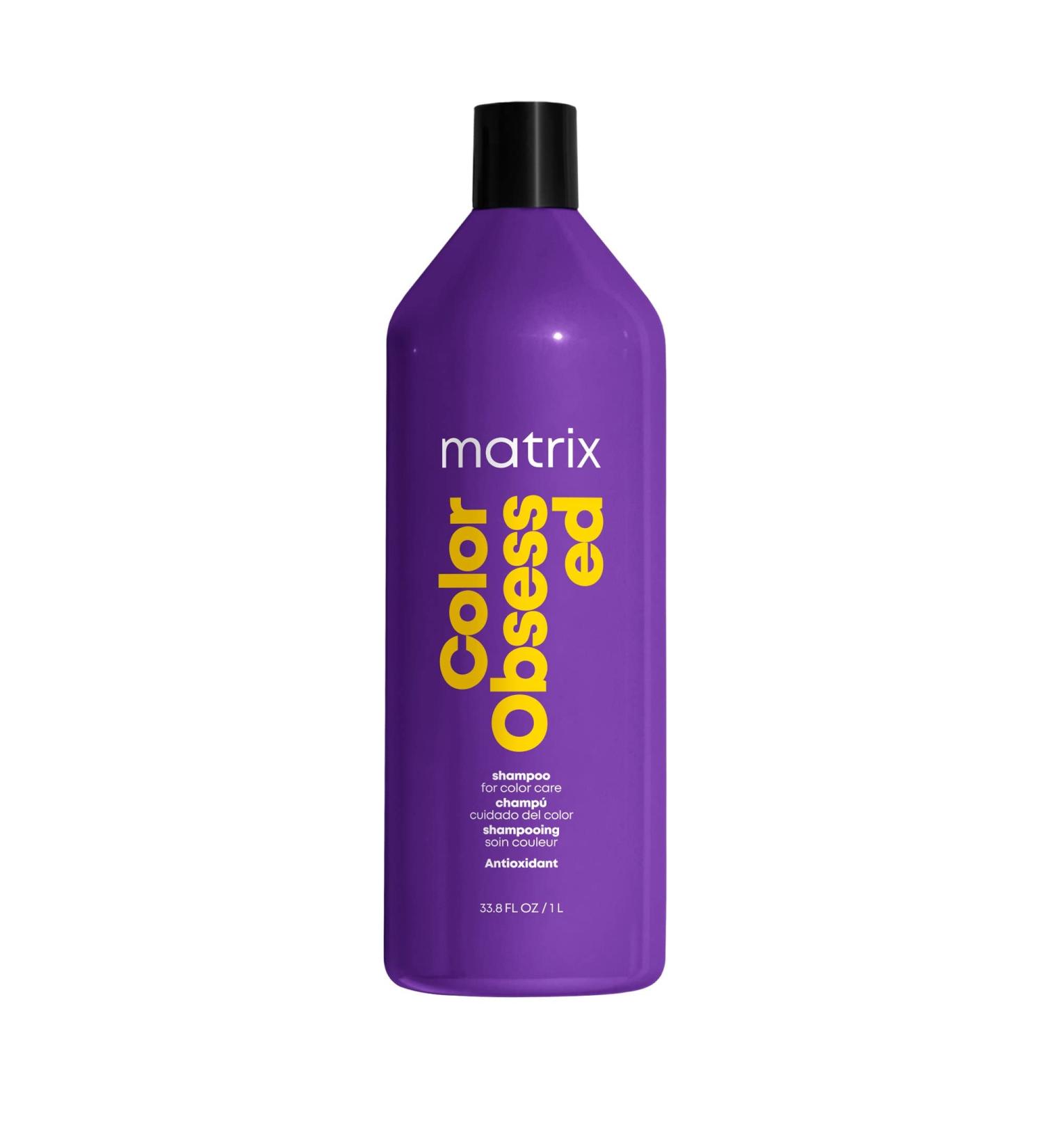 Matrix Color Obsessed Antioxidant Shampoo 33.8 Fl Oz - Prevents Fading & Enhances Hair Color - Cruelty Free - For Color Treated Hair - Buy Online on GoSupps.com