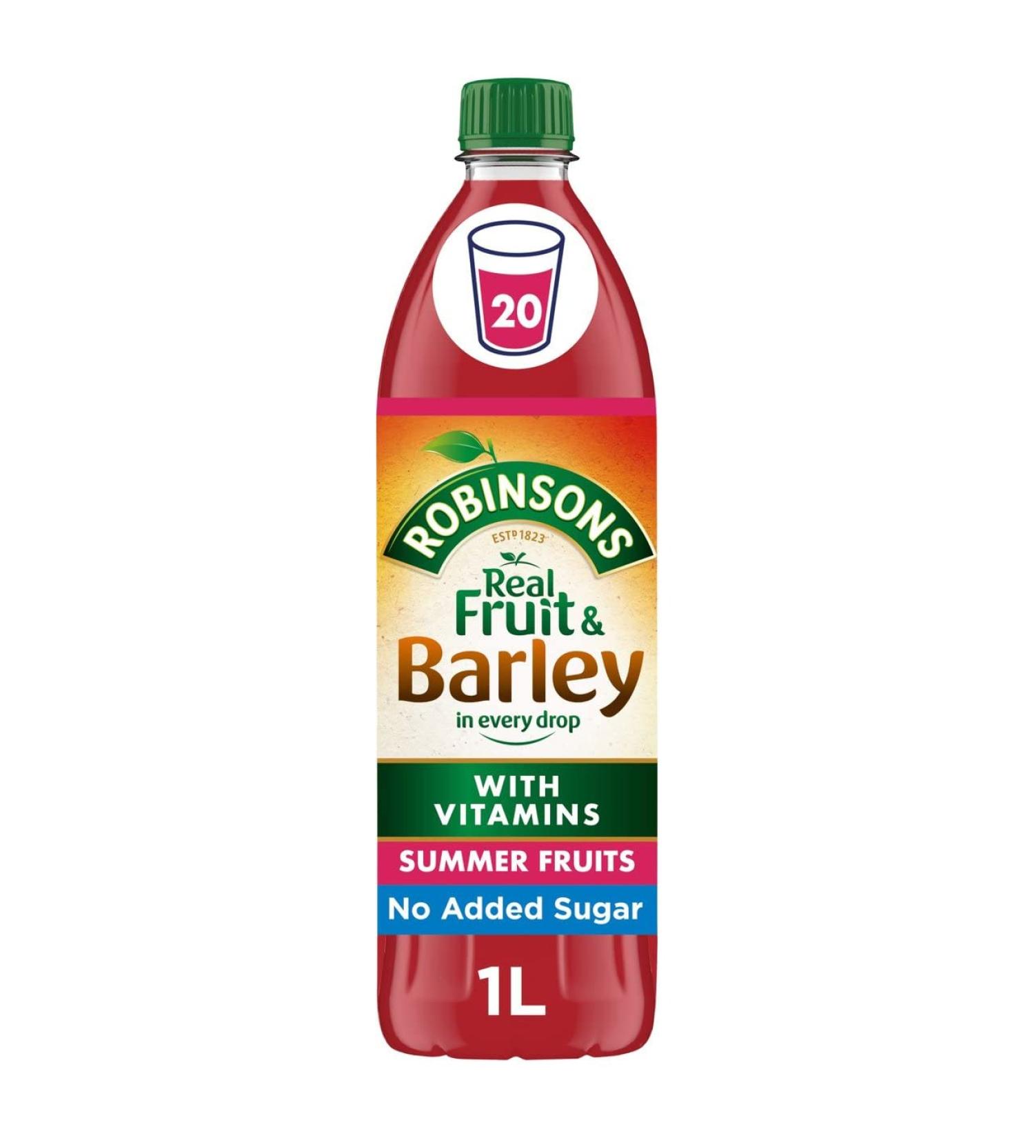 Robinsons Robinsons Summer Fruits Fruit & Barley No Added Sugar 1 l