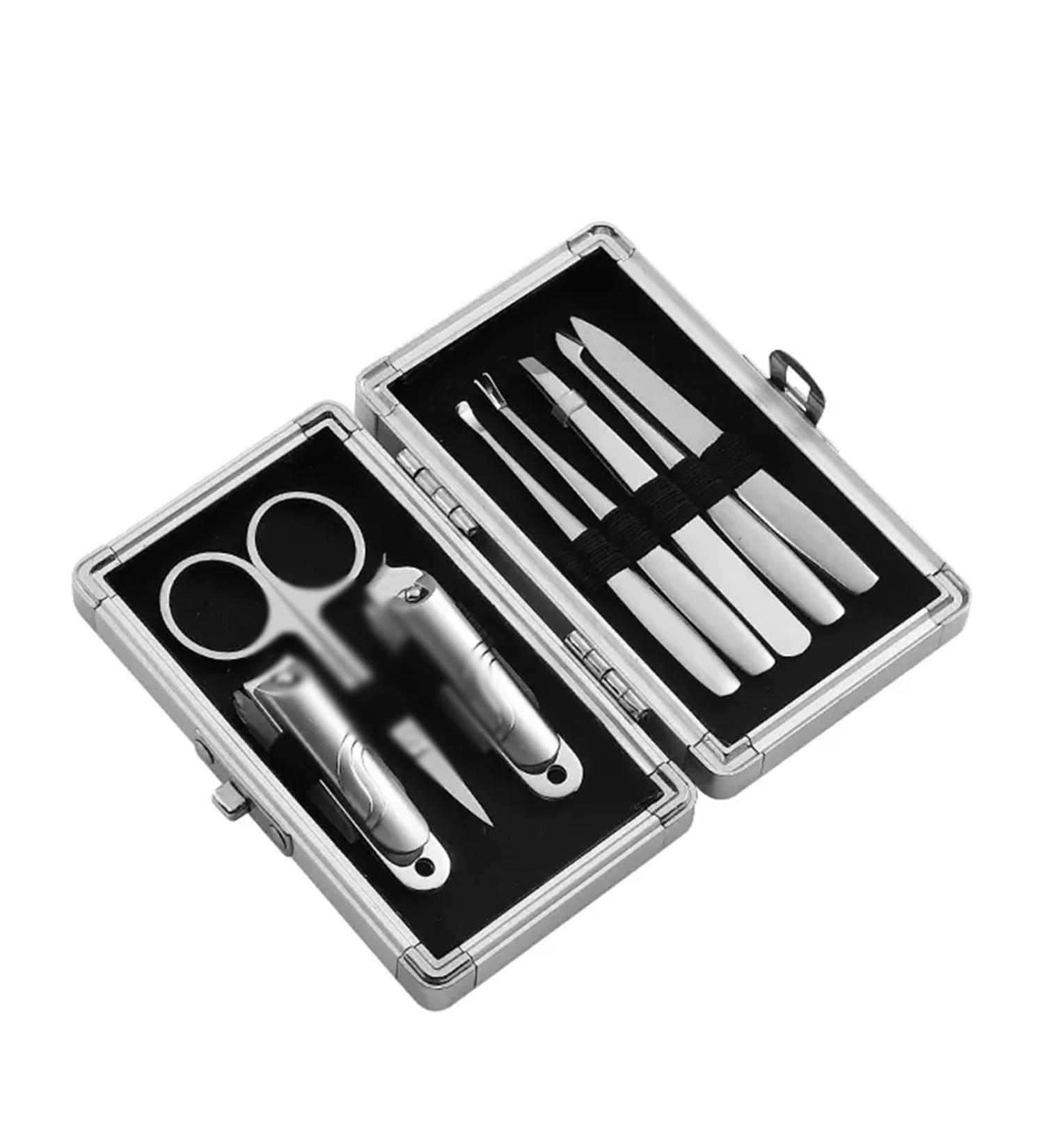 Nail Clipper Kit Nail Care Tools Pedicure with Finger Nail Cutter Clipper File Scissor for Seniors Men Women (Color : Silver B) - Buy Online on GoSupps.com