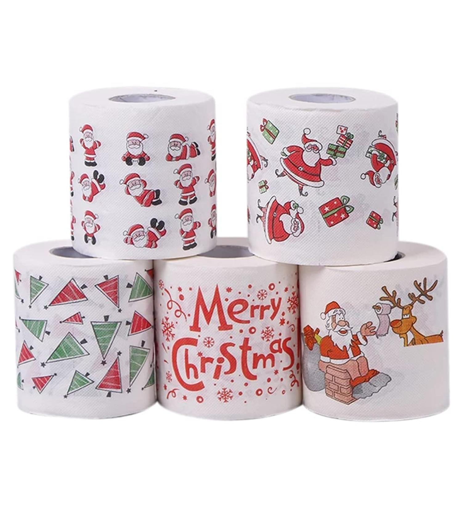 Pzhoais 5 Styles Paper Tissue Paper Towels Xmas Office Room Toilet Paper 5 - Buy Online on GoSupps.com