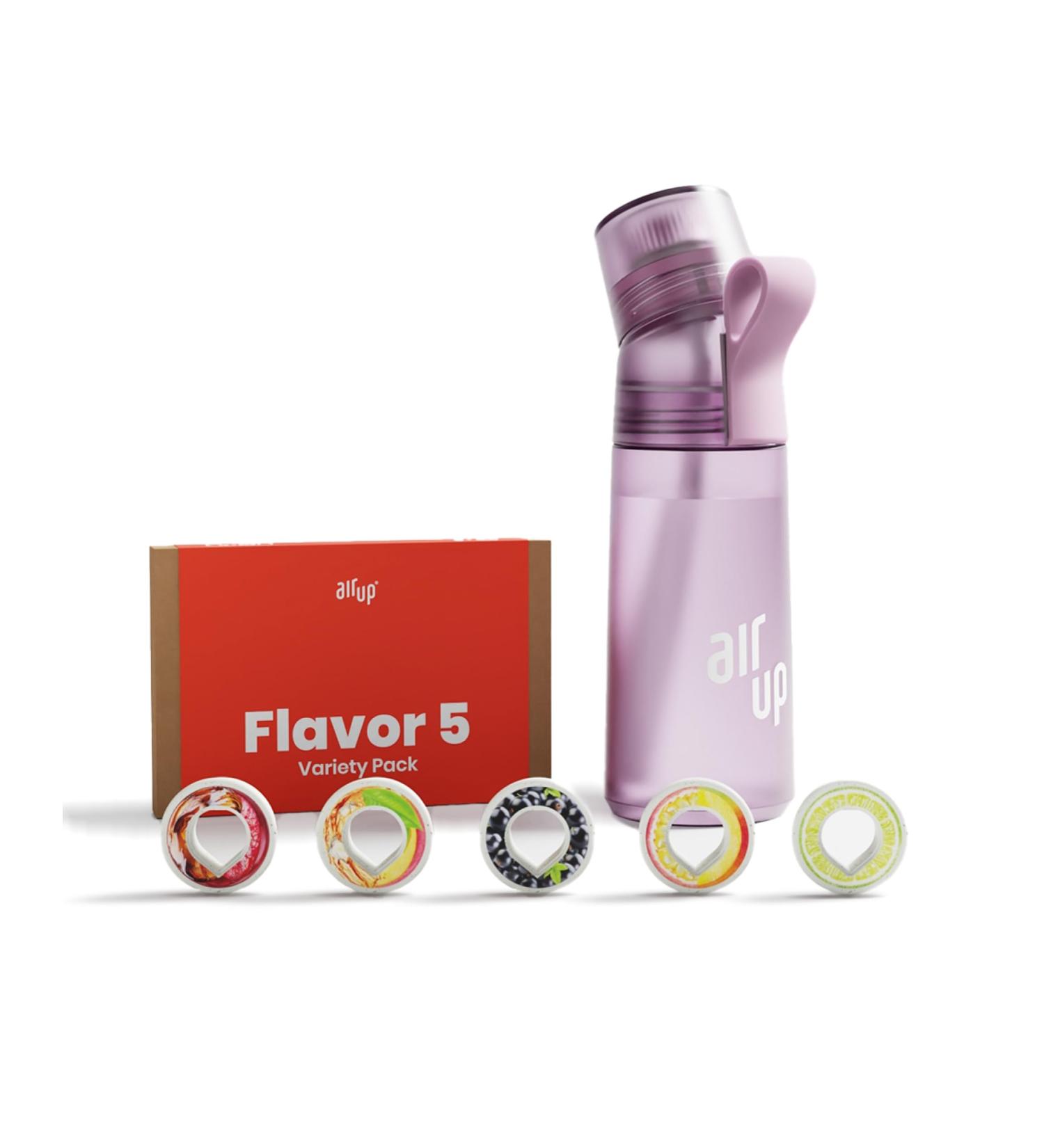 Air Up Original Gen 2 Bottle (600ml) | Tritan BPA Free | Includes 5 Sugar-Free Flavor Pods | Stylish Purple Lavender Drinking Bottle Starter Set - Buy Online on GoSupps.com