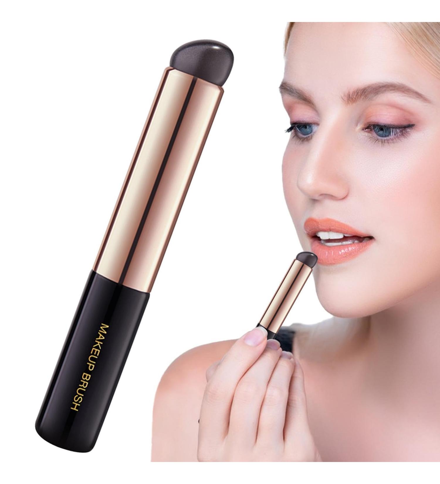 Silicone Lip Brushes | Portable Concealer Makeup Brush Applicator | Silicone Lip Concealer Makeup Brush | Lip Applicator Tools | For Lip Balm Lip Gloss And Concealer | For Exquisite Lip Makeup 1pcs - Buy Online on GoSupps.com