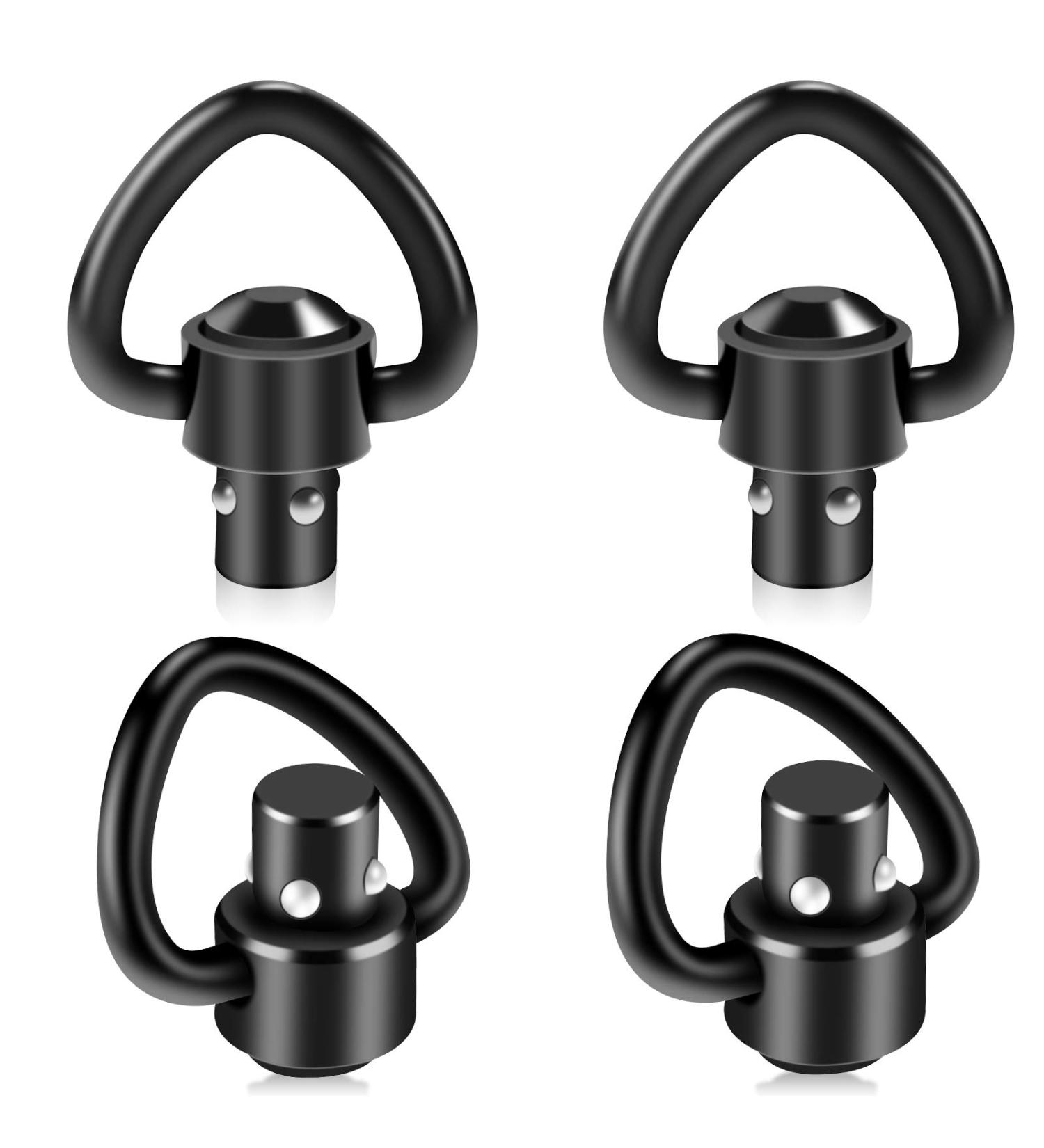 FANGOSS 4 Pcs 1 QD Sling Swivels for Two Point Sling Mount - Black - Buy Online on GoSupps.com