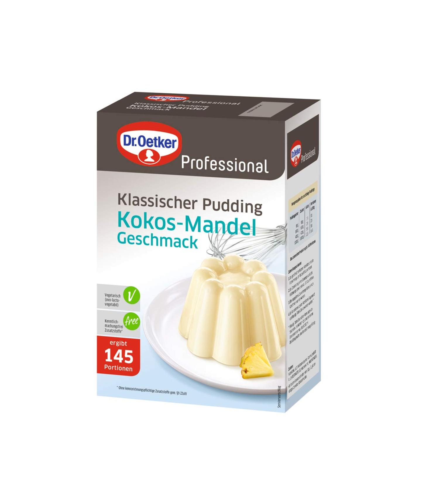 Buy Dr. Oetker Professional Classic Coconut-Almond Pudding Powder 1kg | International Shipping Available - Buy Online on GoSupps.com