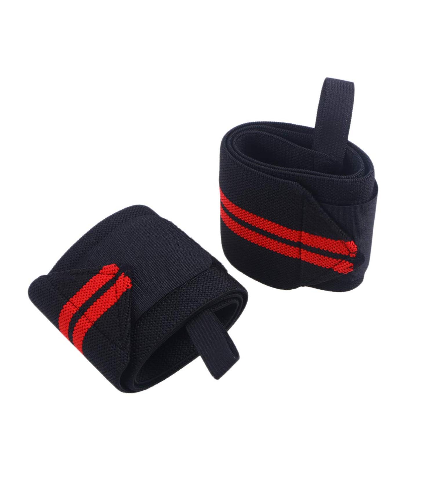 Premium Wrist Wraps - 2pcs Weight Lifting Straps | Supportive Fitness Gym Hand Wrists Stabilizer - Buy Online on GoSupps.com