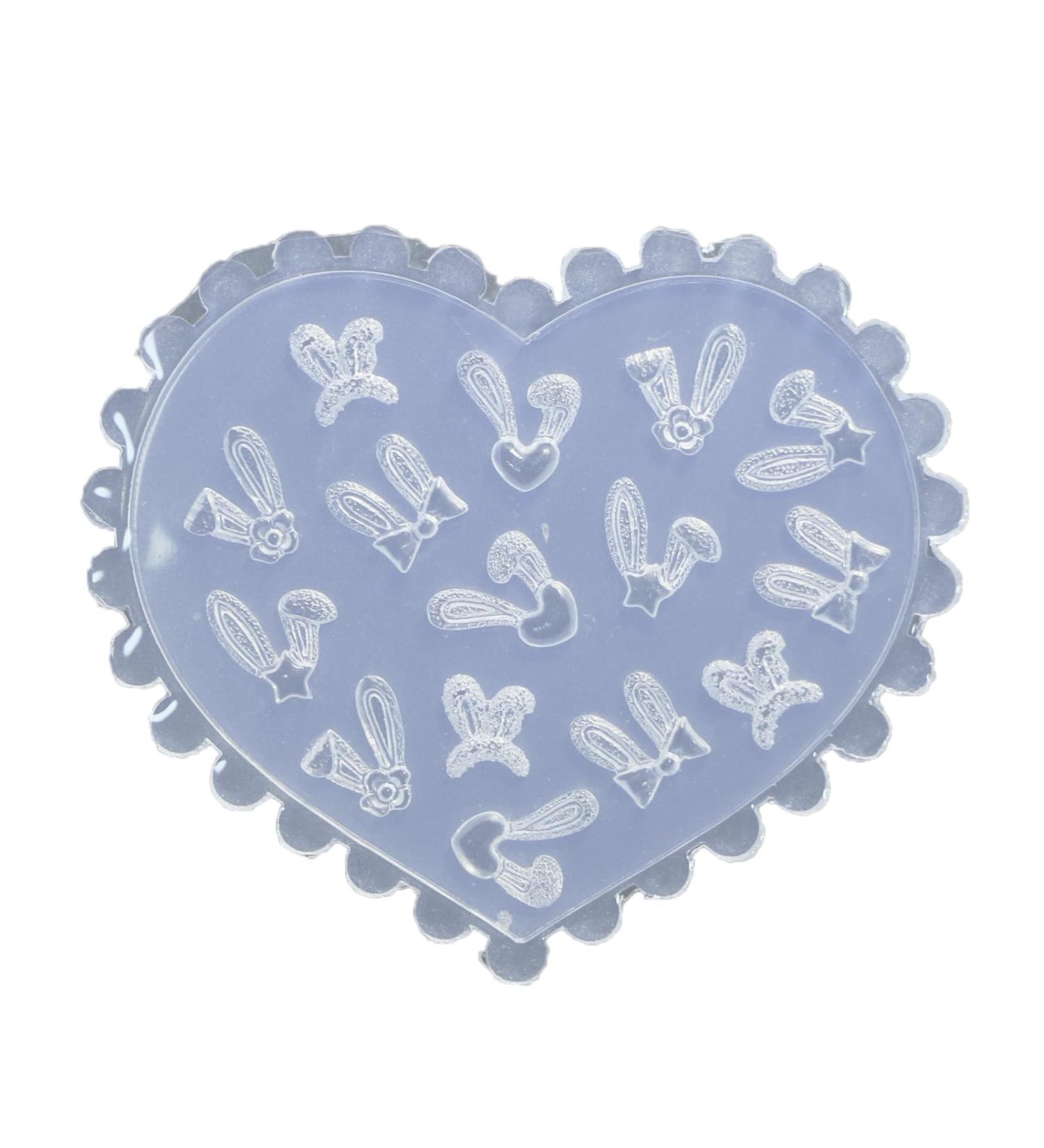 W-LOVNEST Flexible Silicone Nails Art Molds Unique Embossed Nails Accessories Molds Jewelry Supplies Practical Nails Embossing Too Md137 - Buy Online on GoSupps.com