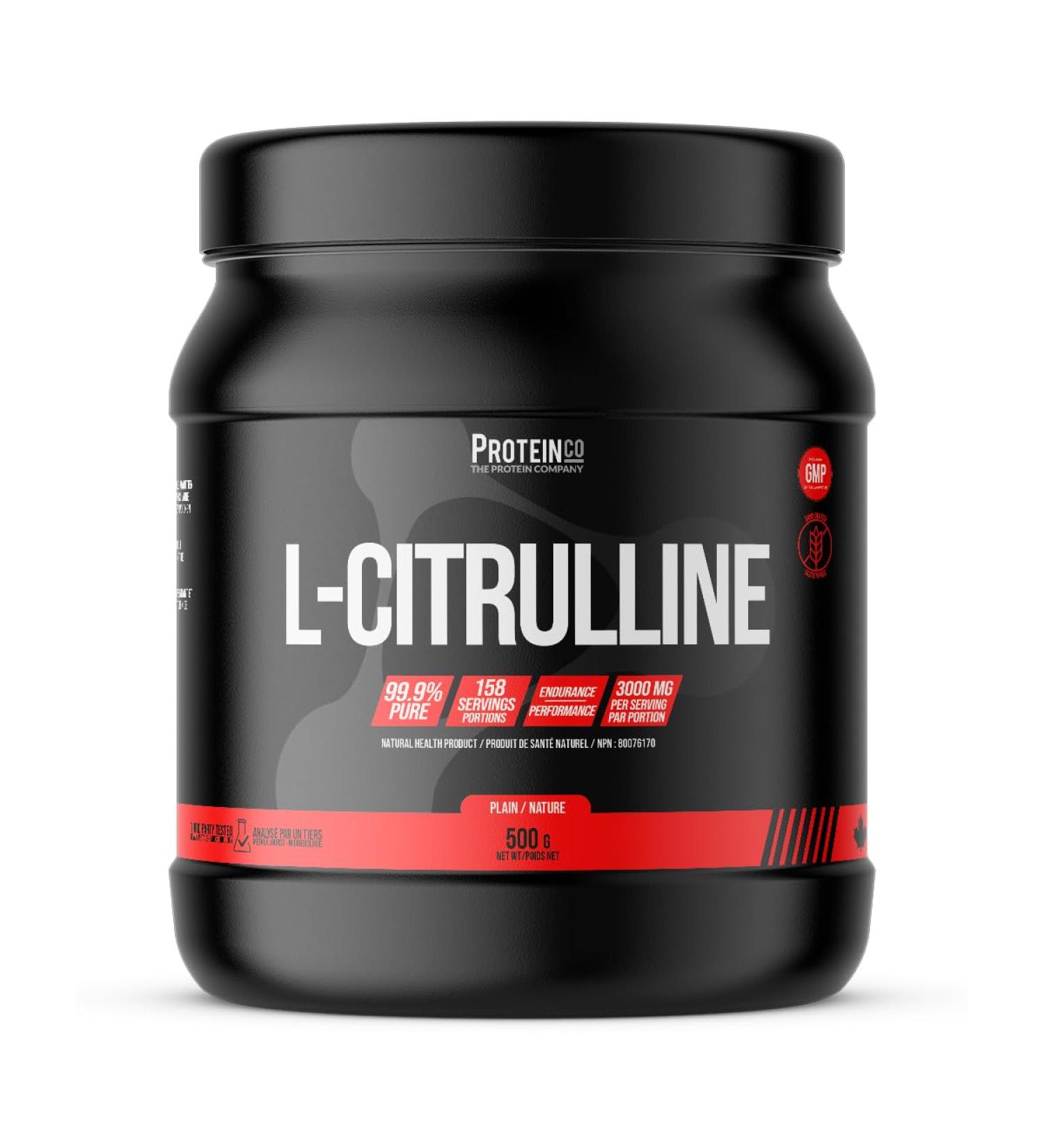 Buy 99.9% Pure L-Citrulline Malate Powder - 3000mg 158 Servings 500g | ProteinCo | Amino Acids for Enhanced Performance - Buy Online on GoSupps.com
